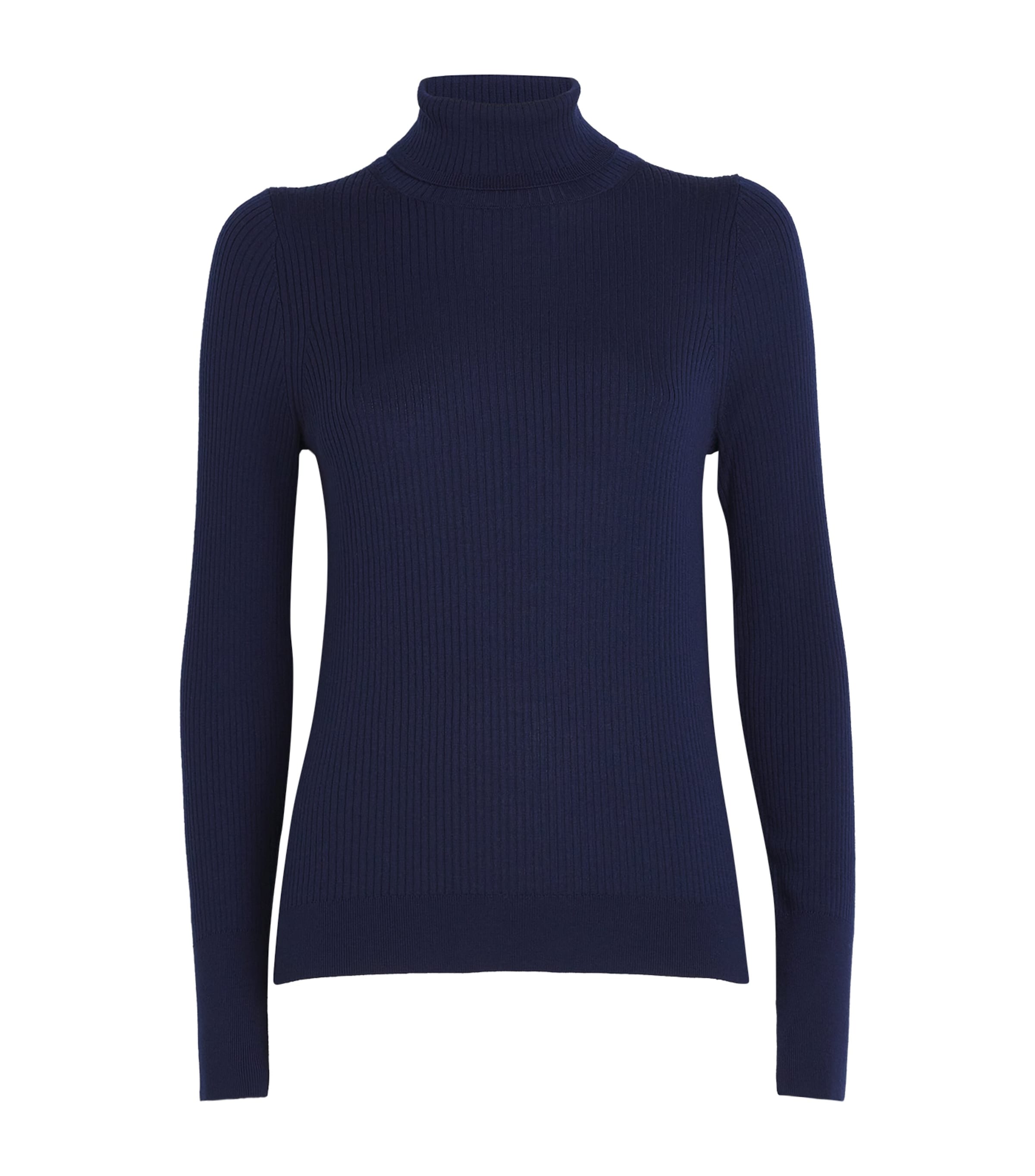 Falke Wool Rollneck Sweater In Blue