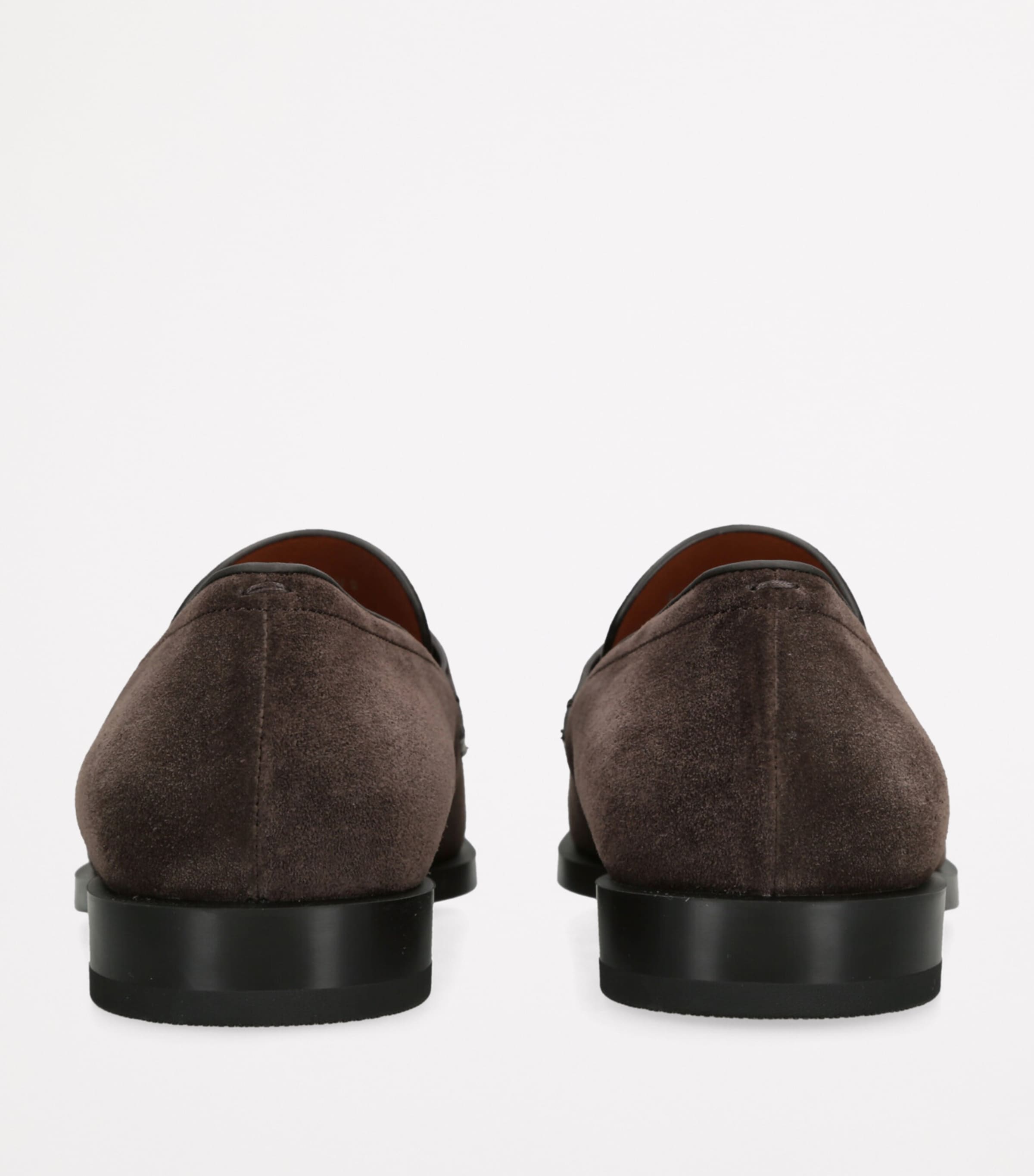Suede L'Asola Loafers DARK BROWN Image 2