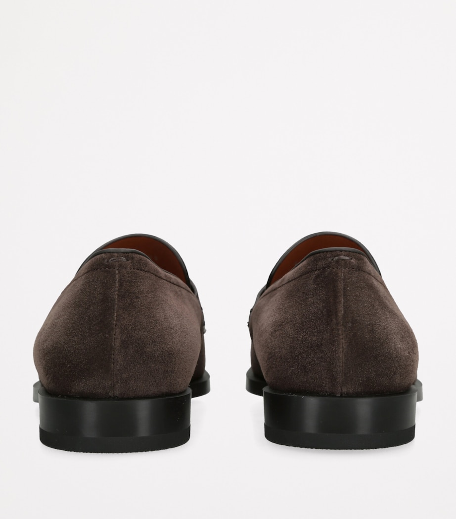 Suede L'Asola Loafers DARK BROWN Image 2