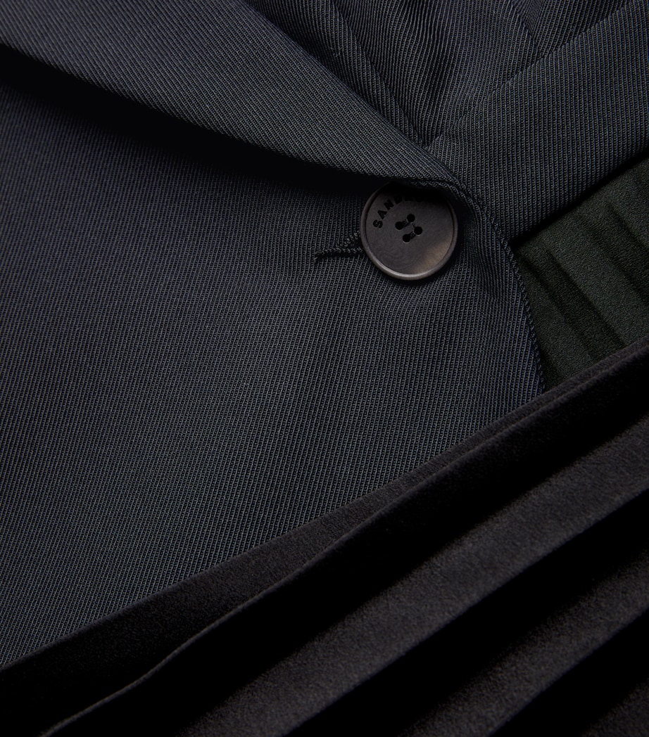 Wrapped Blazer Mini Dress BLACK Image 5