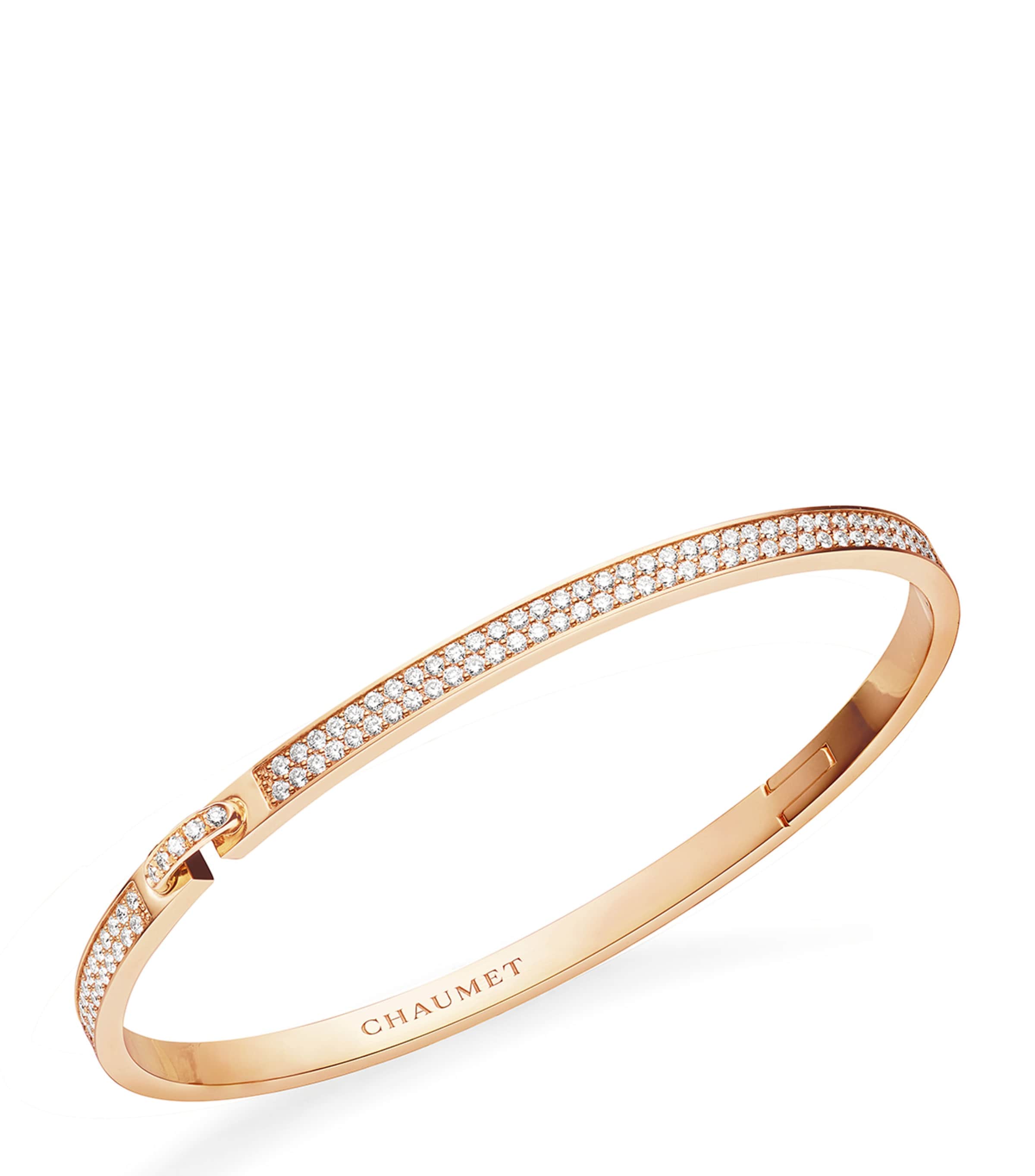 Rose Gold and Diamond Liens Évidence Bracelet PINK GOLD Image 1