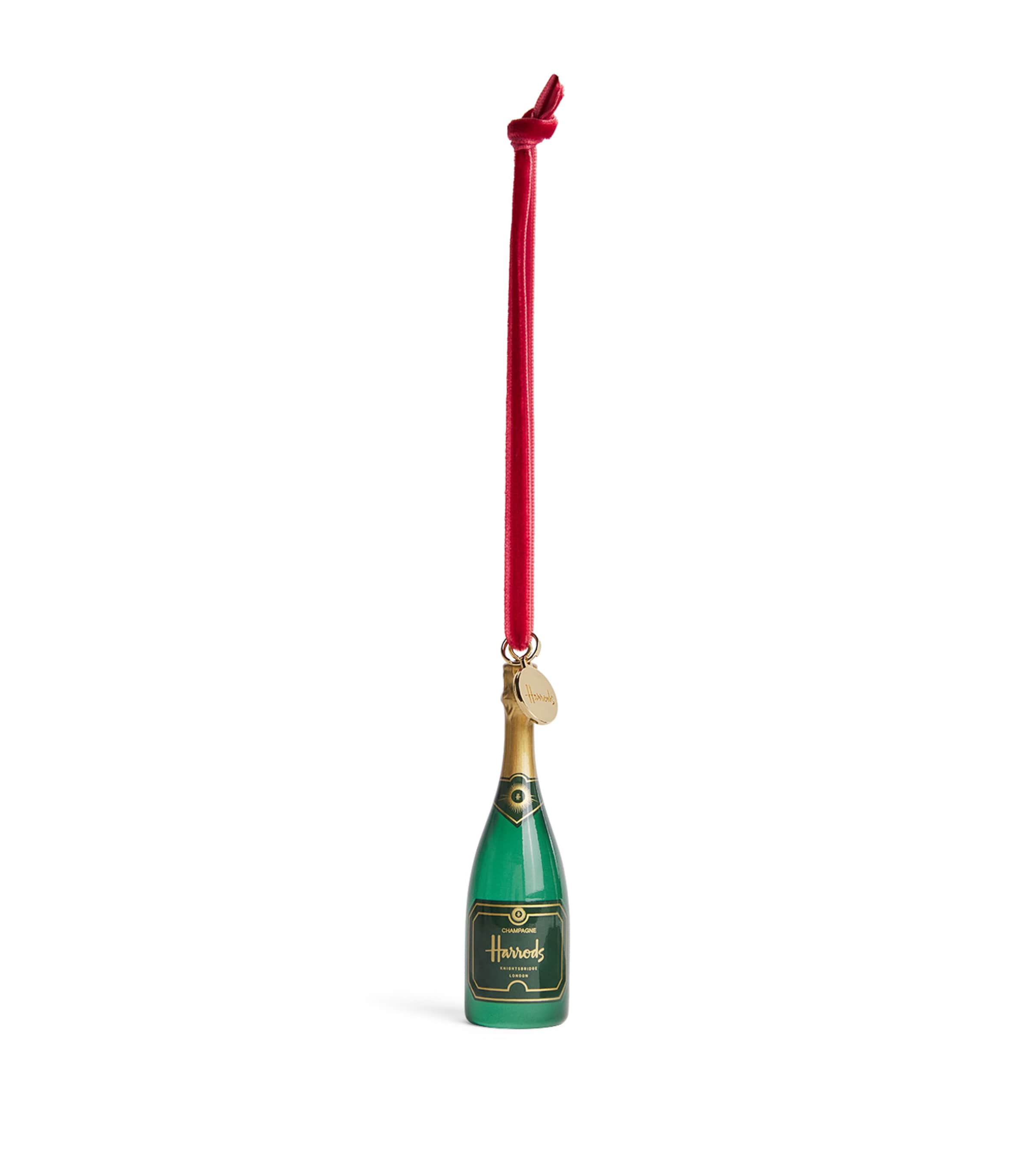 Harrods Champagne Bottle Tree Decoration Image 1
