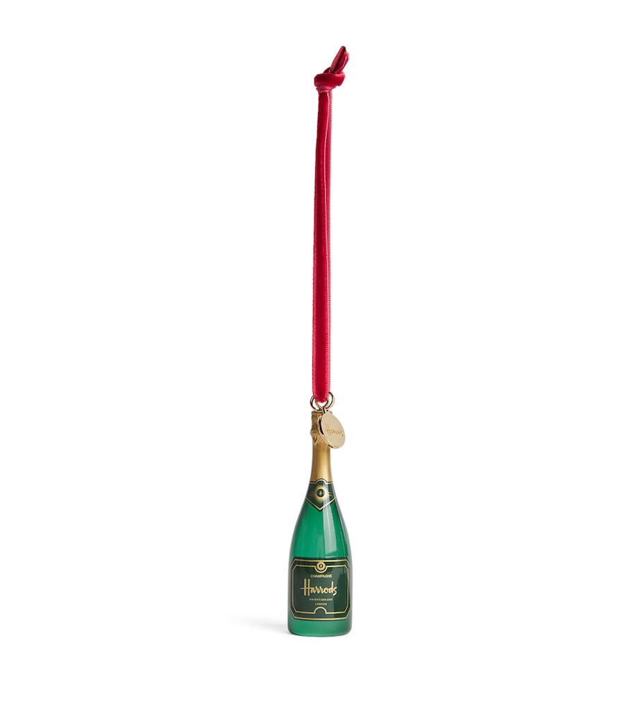 Harrods Champagne Bottle Tree Decoration Image 1