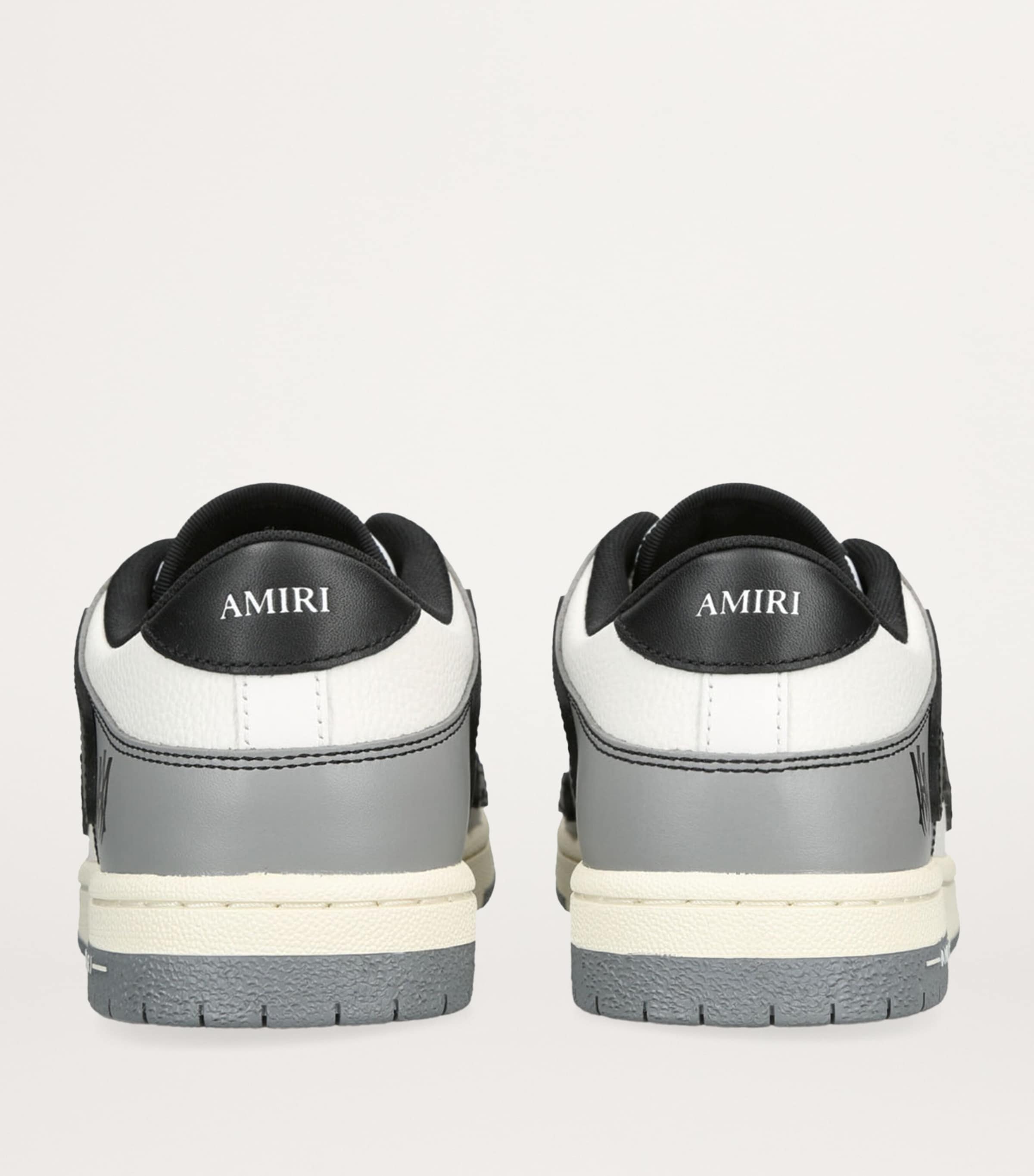 AMIRI Leather Skel Low Sneakers Grey Mixed Image 2