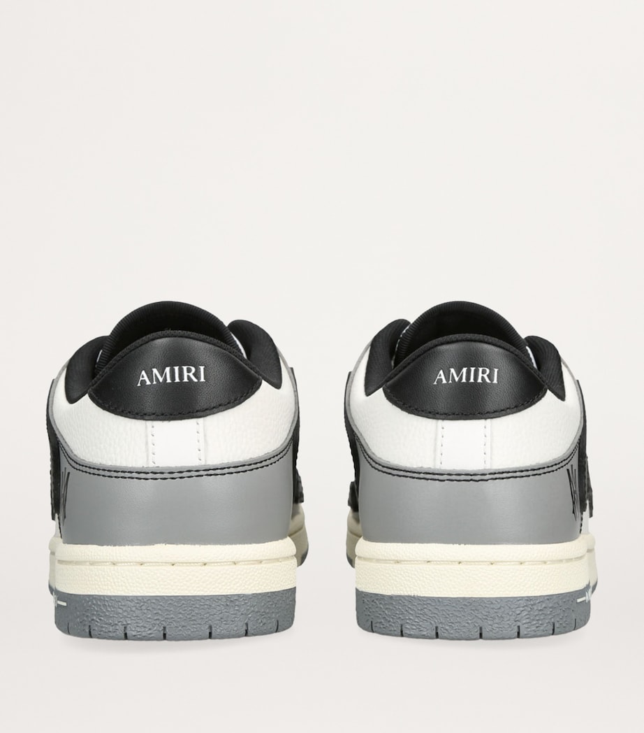 AMIRI Leather Skel Low Sneakers Grey Mixed Image 2