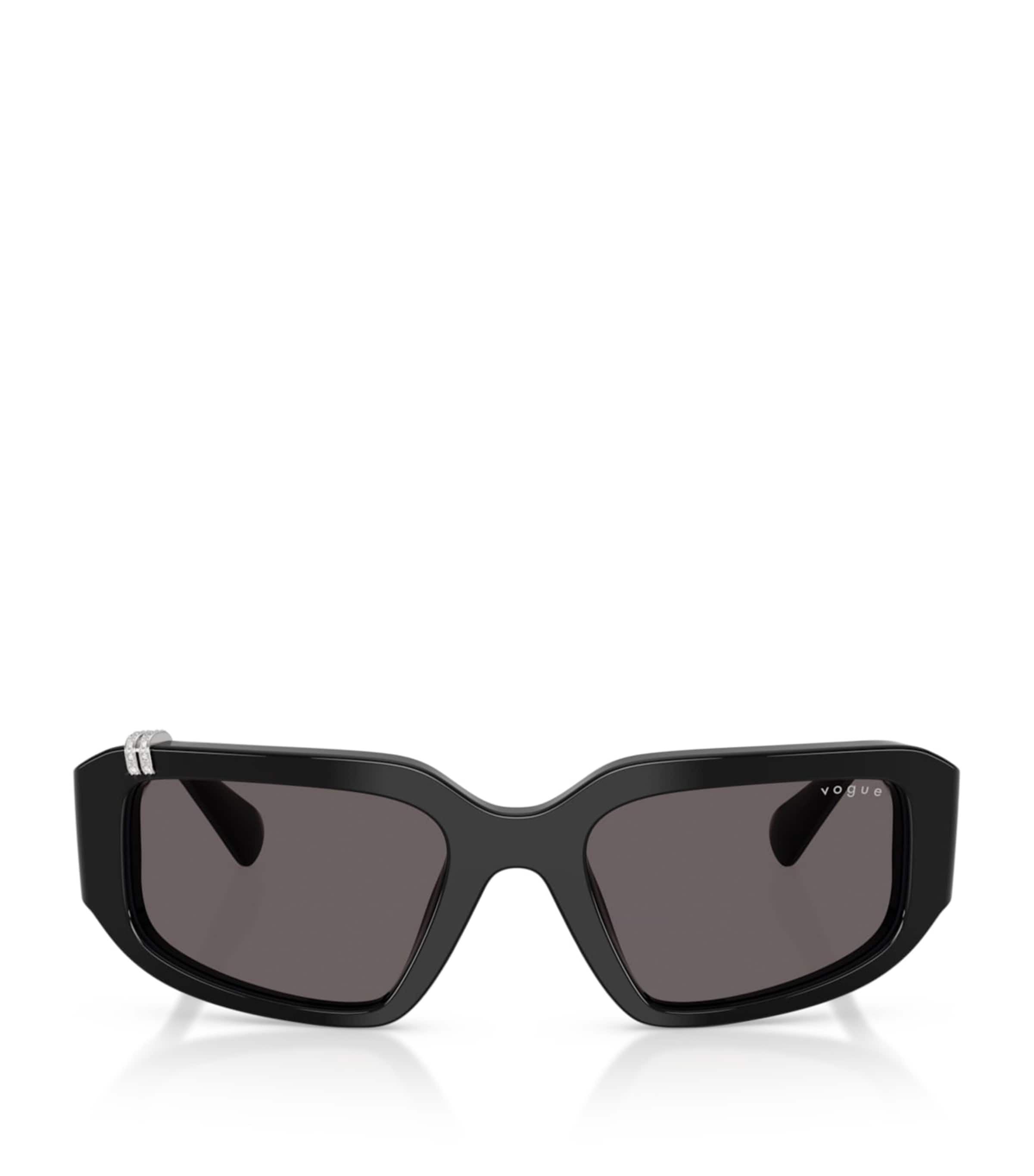 Vogue Rhinestone Irregular Sunglasses Image 1