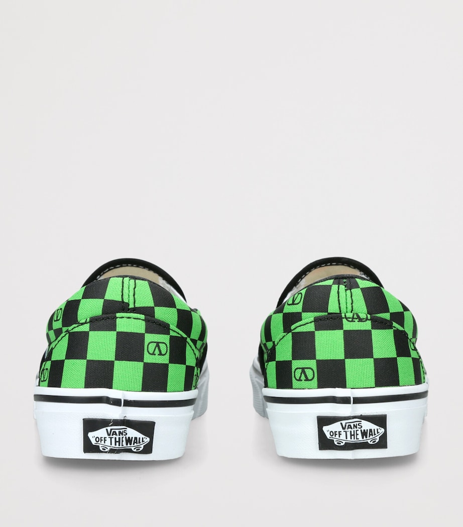 Valentino Garavani x Vans Checkerboard and Palm Leaf Slip-On Sneakers Mult/other Image 2