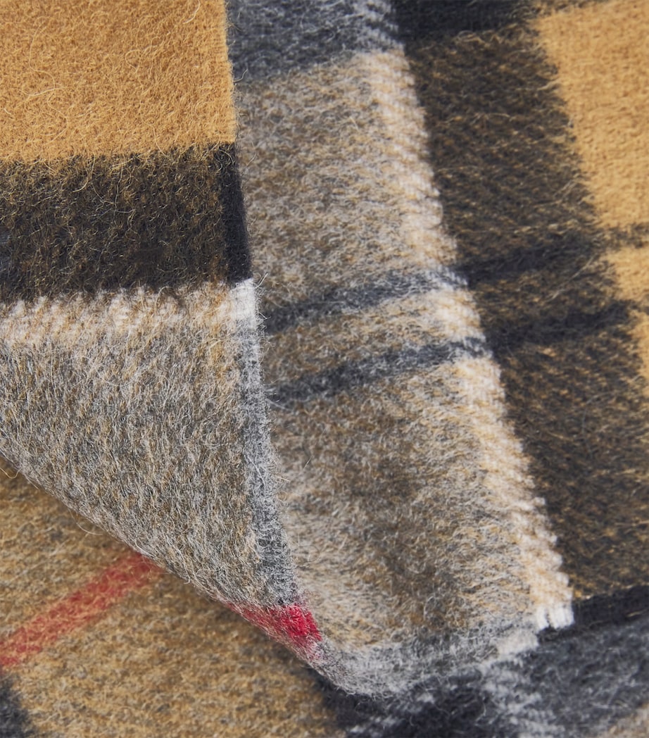Barbour Wool-Cashmere Tartan Scarf Dk Dress Tartan Image 2