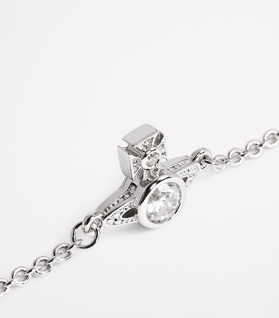 Vivienne Westwood London Orb Bracelet Platinum/white Image 4