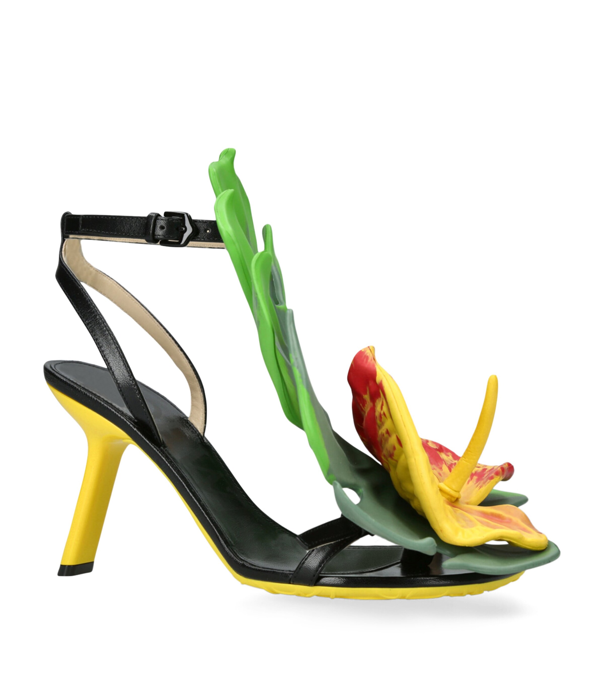 LOEWE Leather Petal Sandals 90 | Harrods US