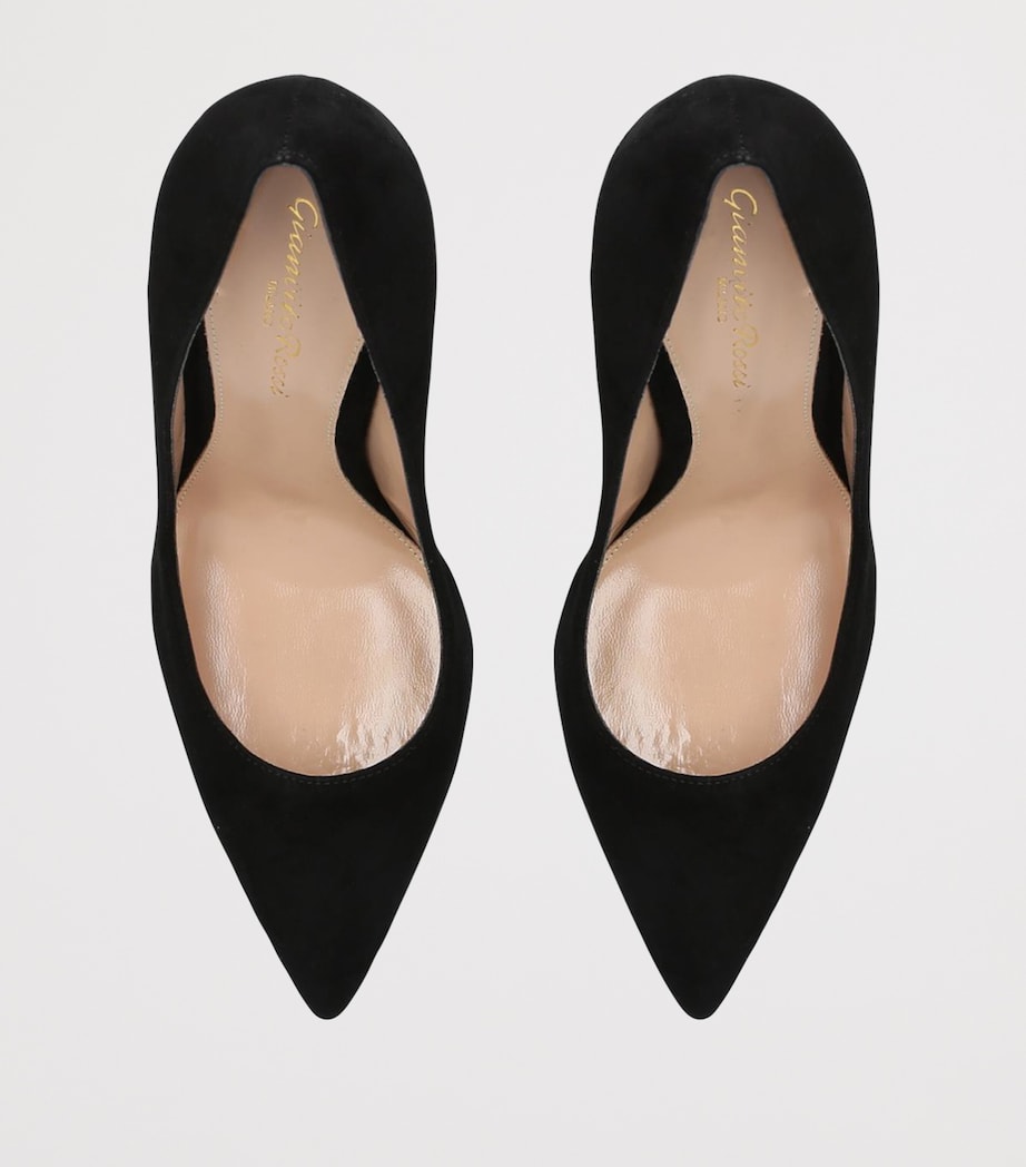 Suede Gianvito Pumps 105 BLACK Image 4