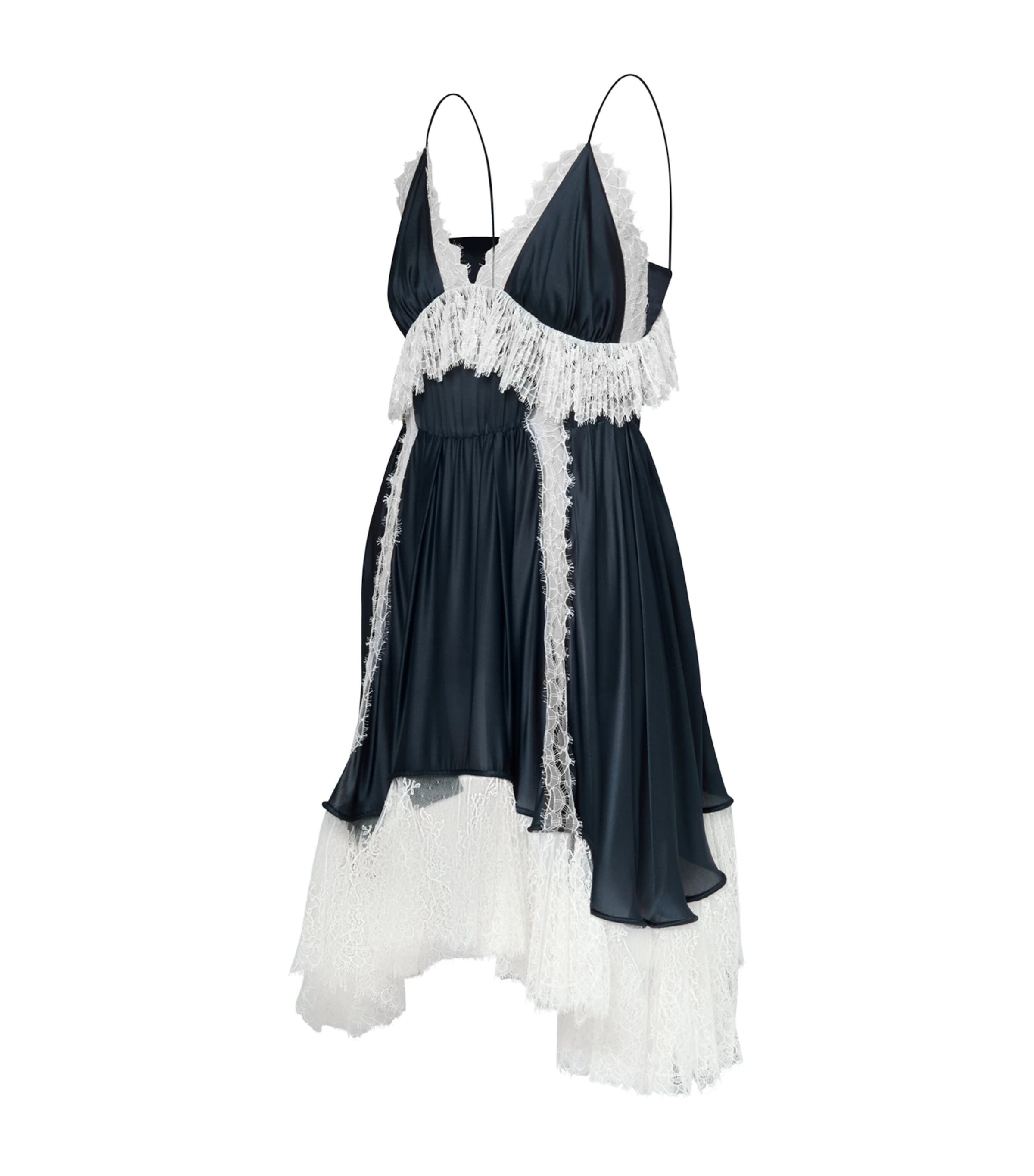 Silk Lingerie Midi Dress MULTI Image 3