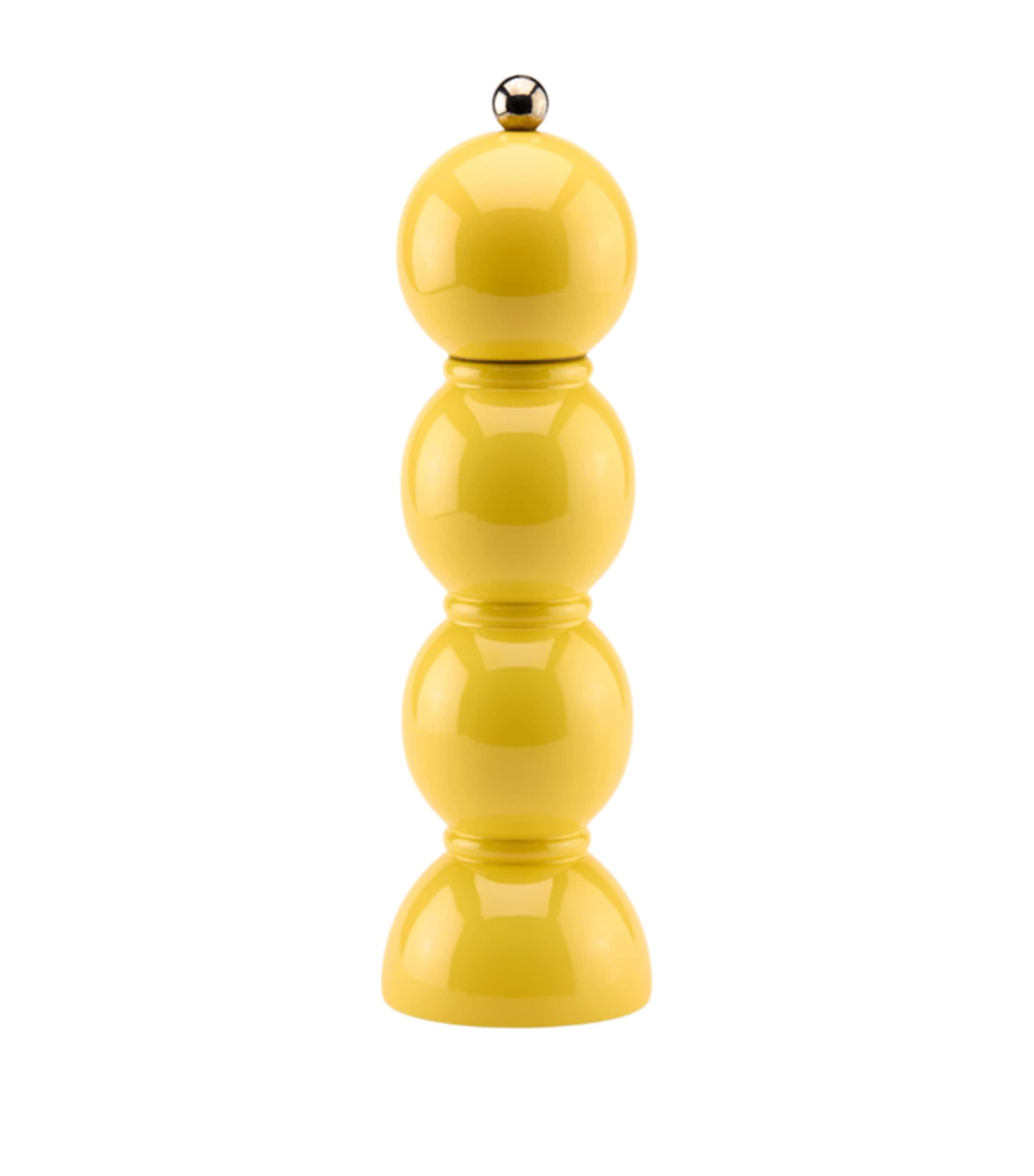 Addison Ross Bobbin Salt or Pepper Mill Yellow Image 1