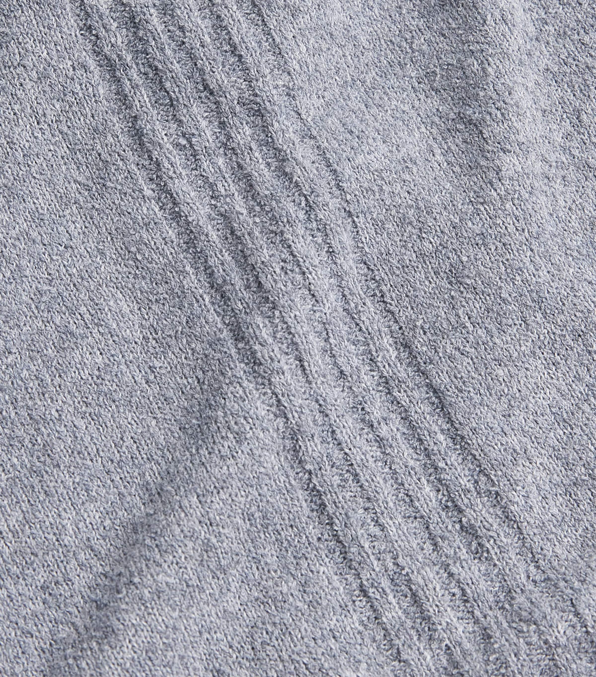 Won Hundred Mens Knitted Jonas Polo Shirt Bluish Grey Image 6