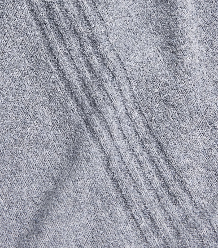 Won Hundred Mens Knitted Jonas Polo Shirt Bluish Grey Image 6