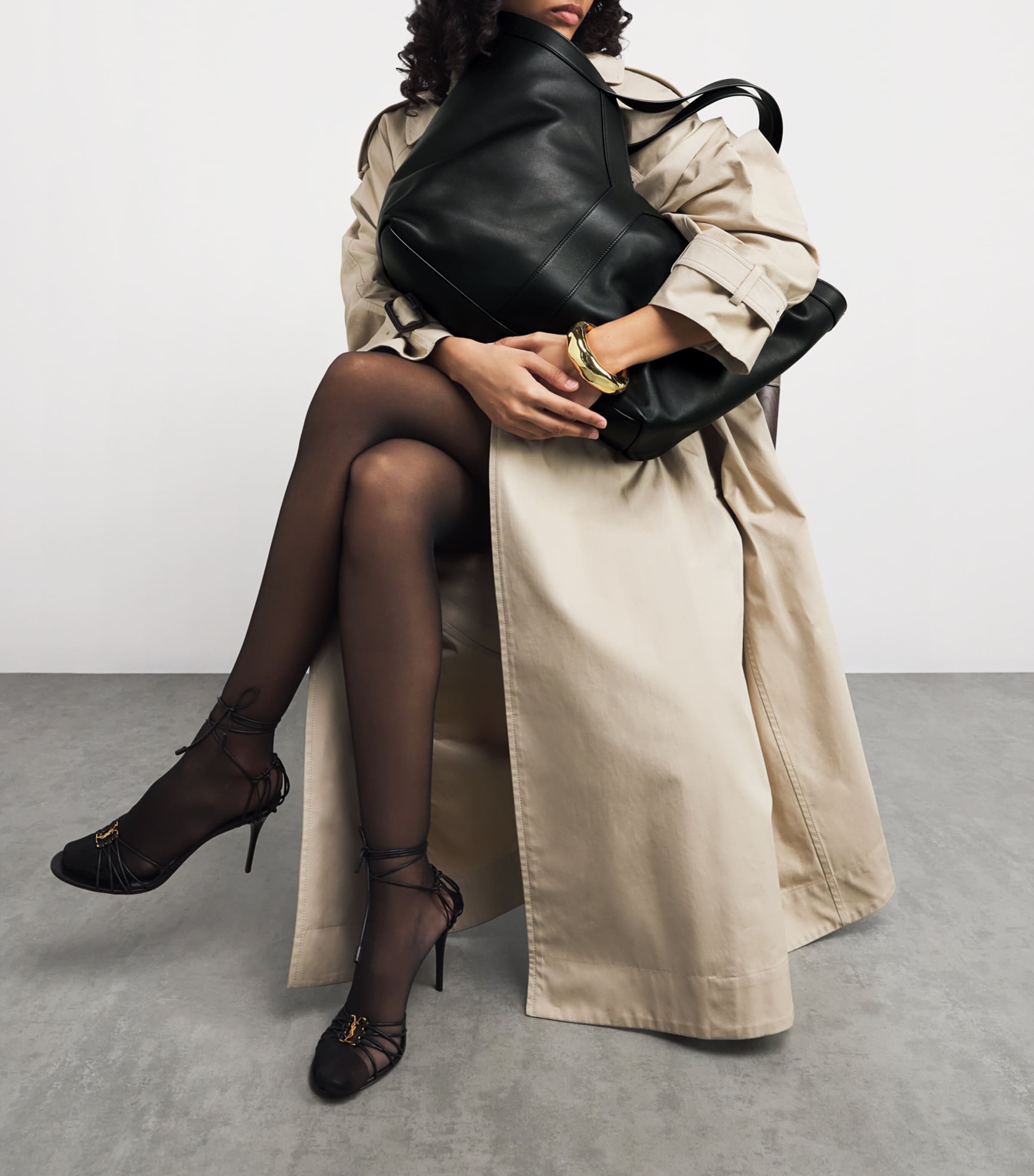 Leather Y Tote Bag 1000 Image 5