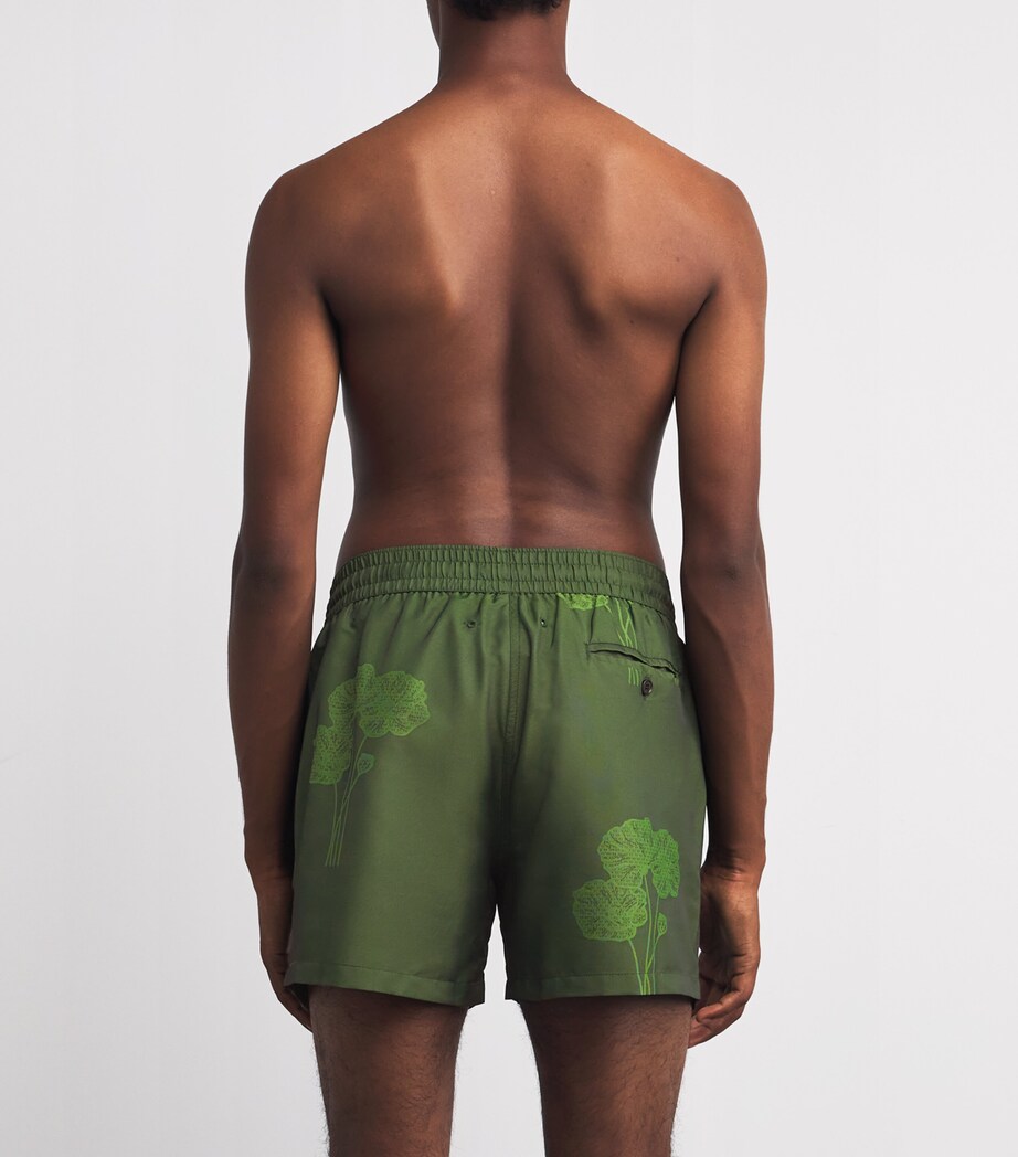 Floral Rio Swim Shorts 882 DK PARAKEET GRN Image 4