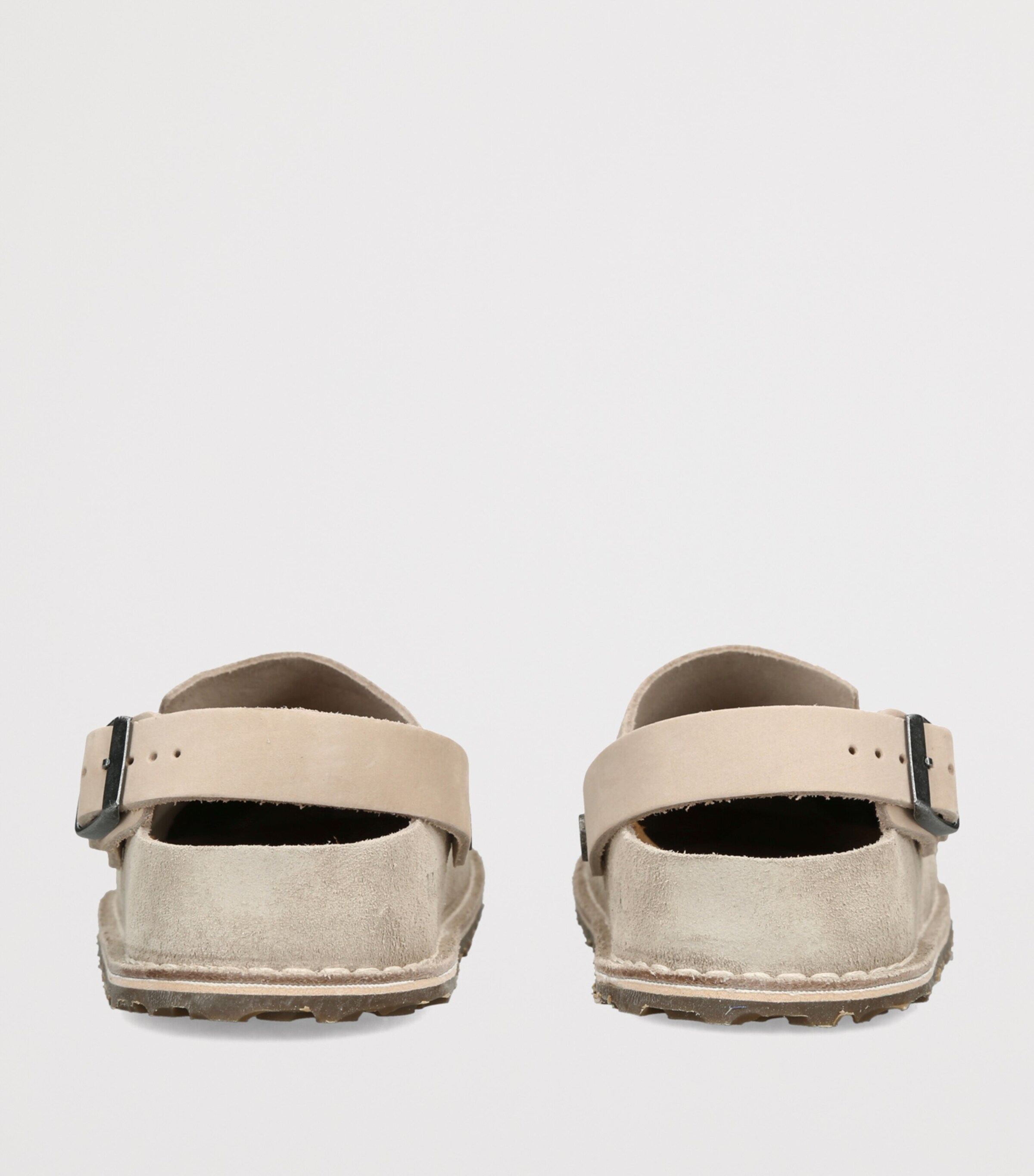 Birkenstock Suede Lutry Clogs (Regular Fit) White Image 2