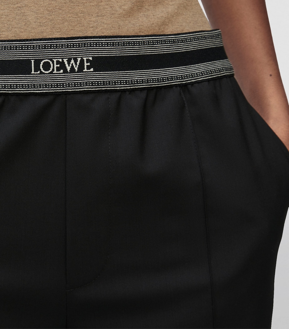 Logo Track Pants BLACK Image 5