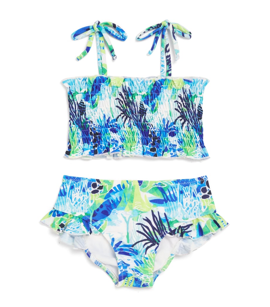 High-Waisted Bikini (2-12 Years) AQUATIC Image 1