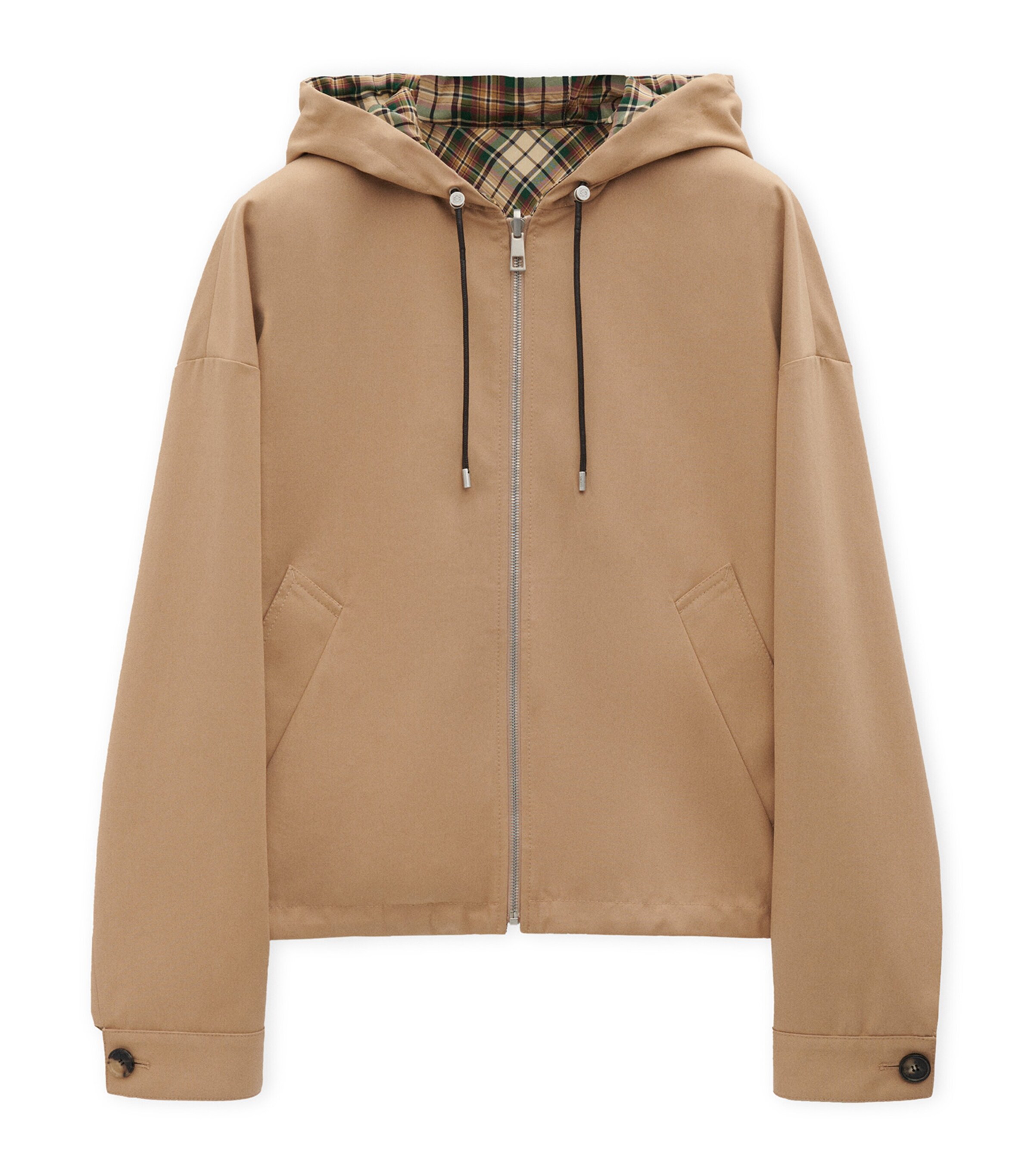 Cotton-Blend Reversible Jacket BEIGE Image 1