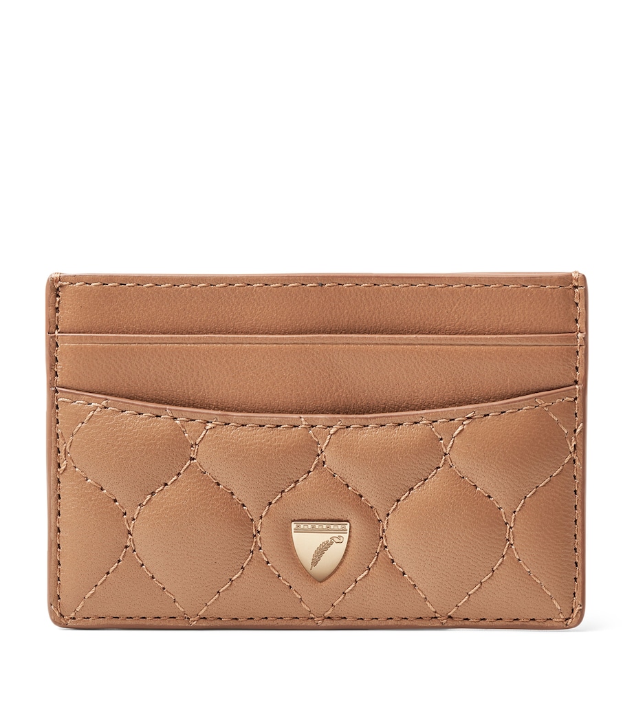 Leather Slim Card Holder CARAMEL Image 1