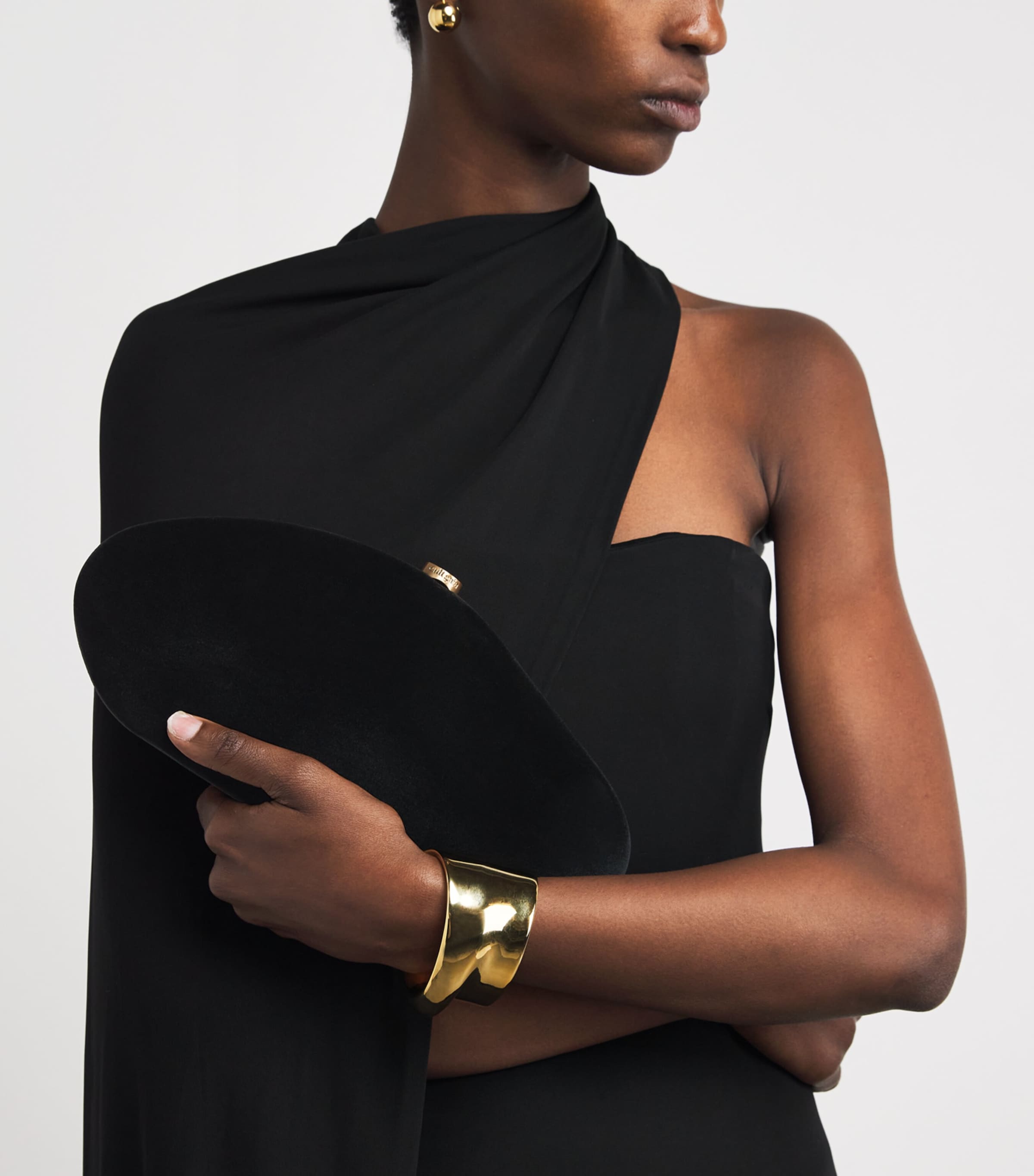 Velvet Cardera Clutch Bag BLACK Image 2