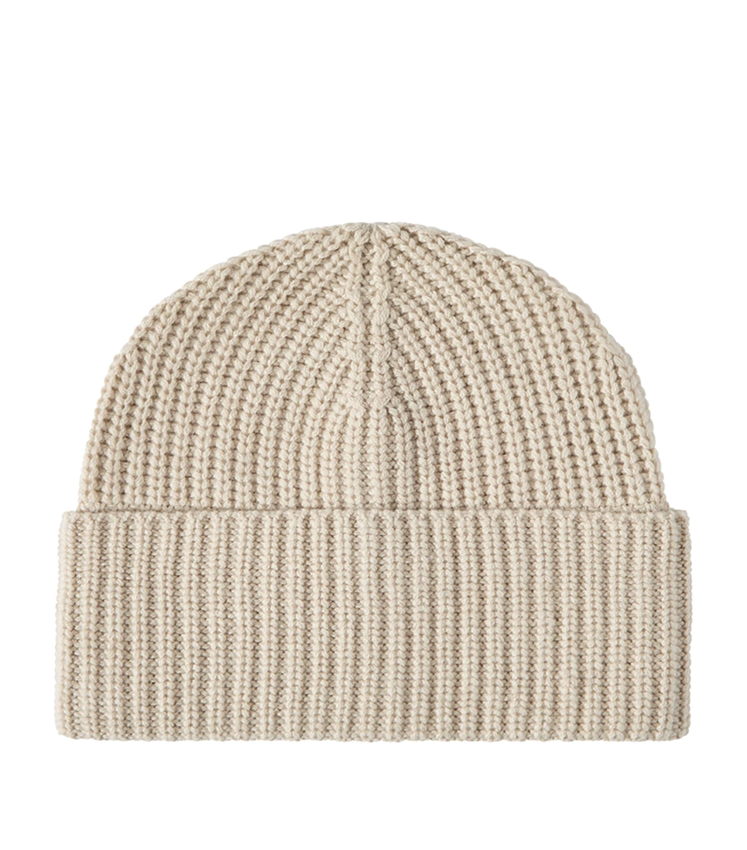Brunello Cucinelli Cashmere Ribbed Beanie Image 1