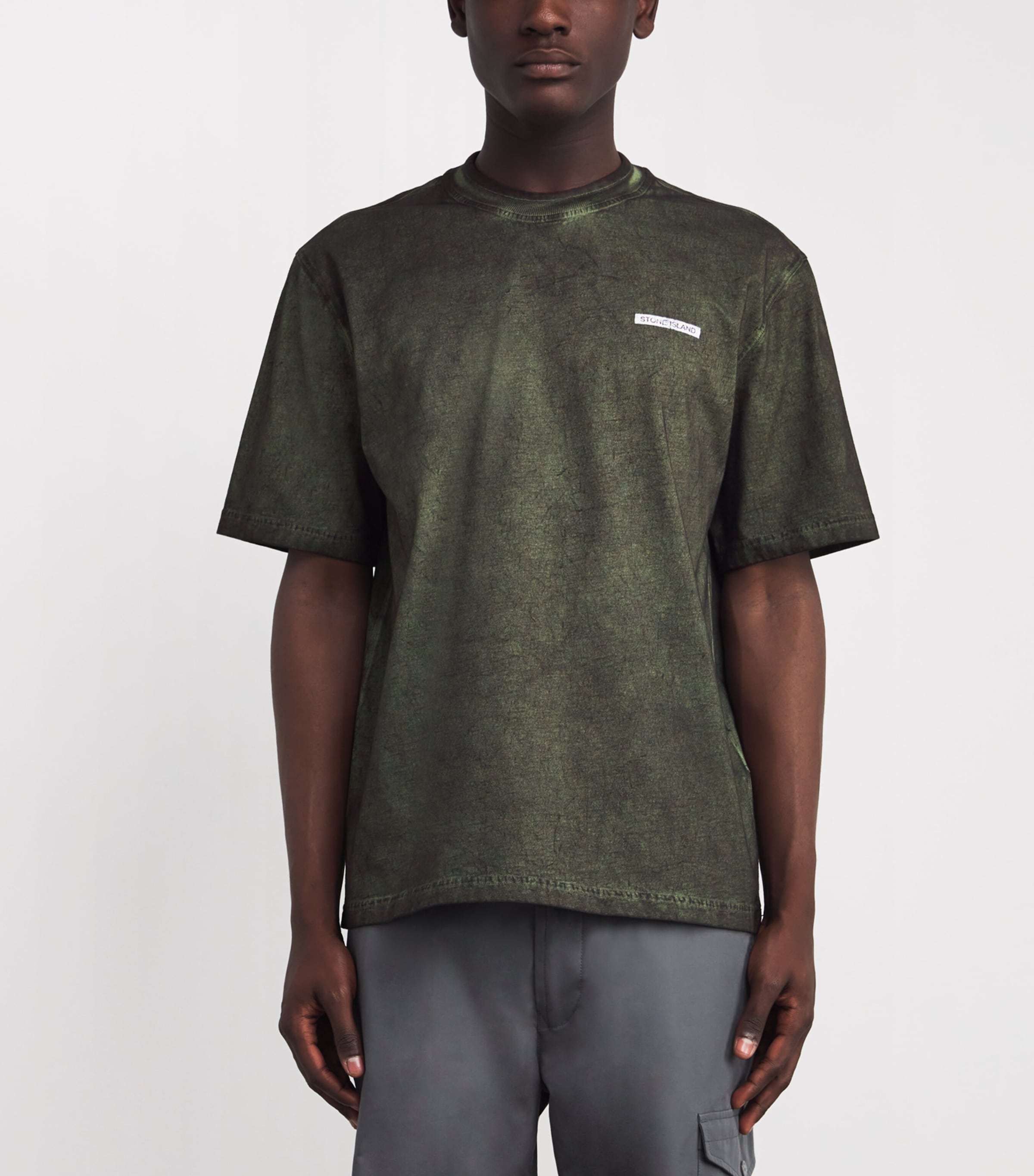 Cotton Faded Logo T-Shirt V0059 Image 3