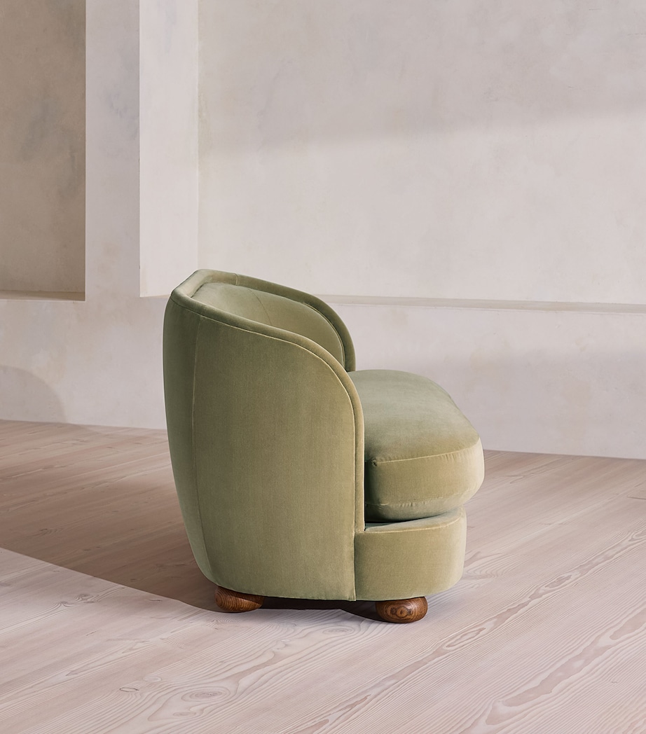 Soho Home Velvet Blair 2-Seater Sofa Green Image 5
