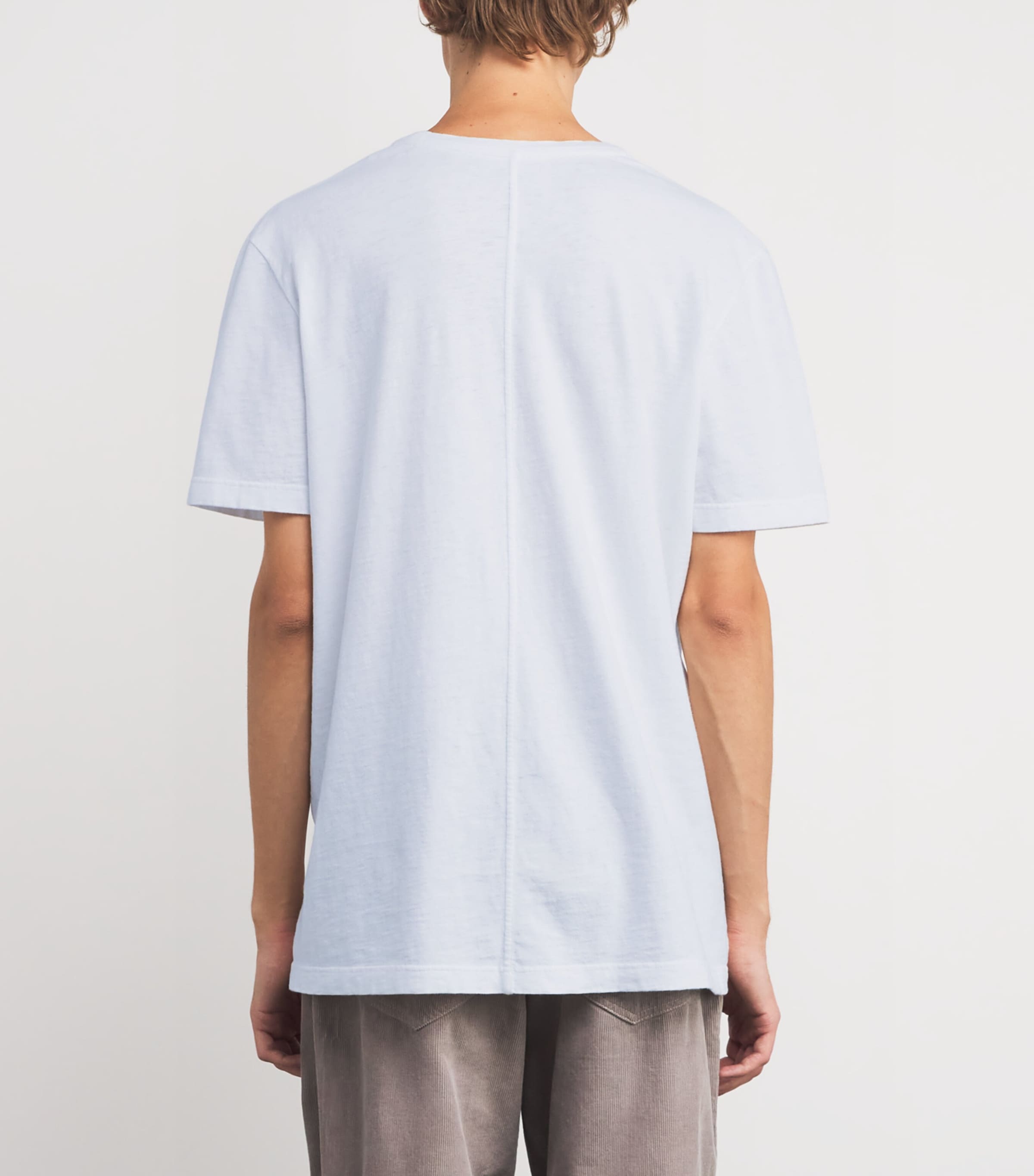 Luke Cotton T-Shirt WHITE Image 4