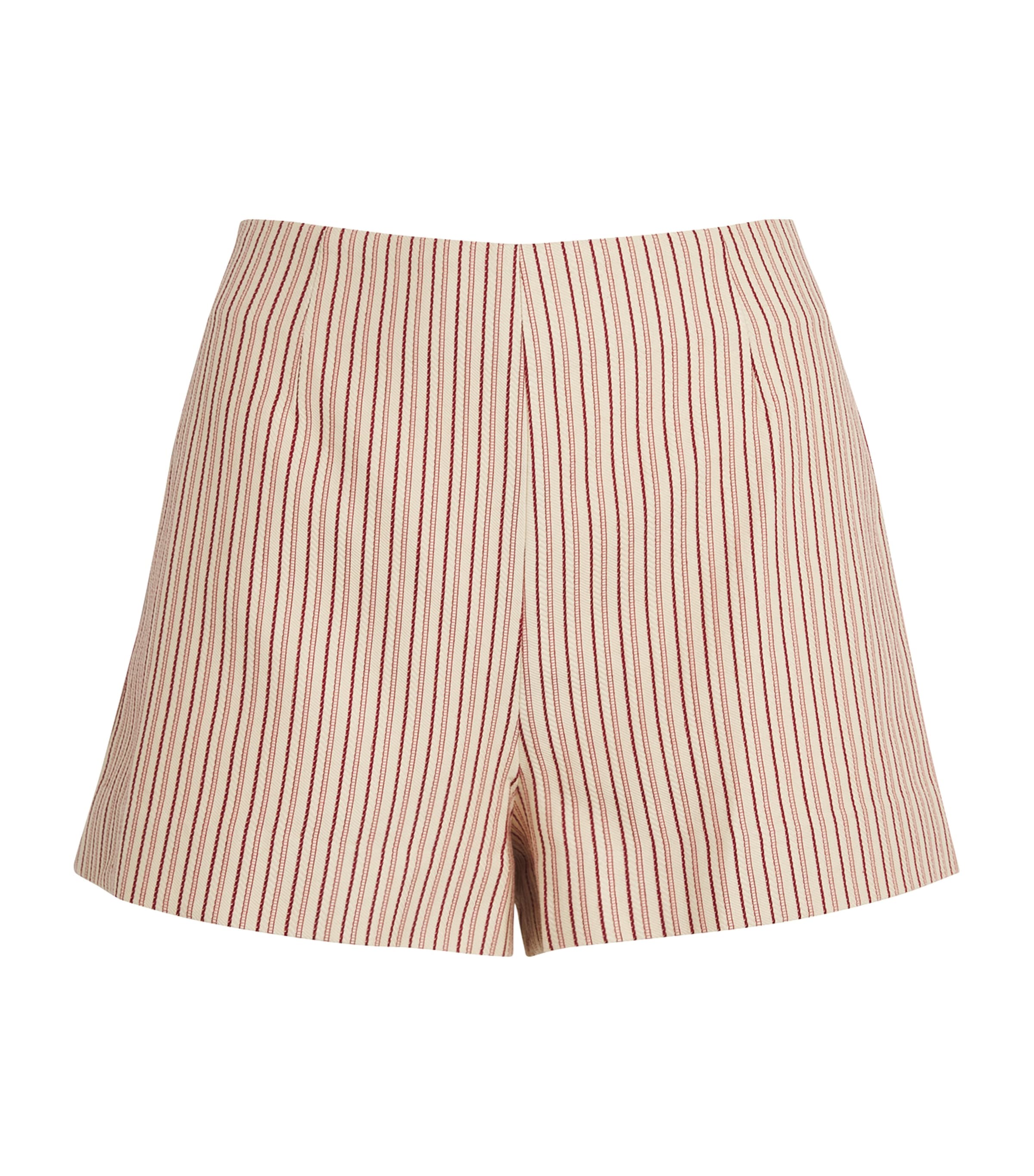 Shop Faithfull The Brand Cotton Noto High-waist Shorts