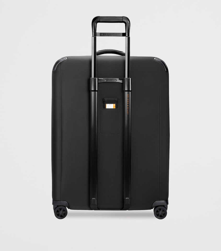 Large ZDX Expandable Spinner Suitcase (74cm) BLACK Image 4
