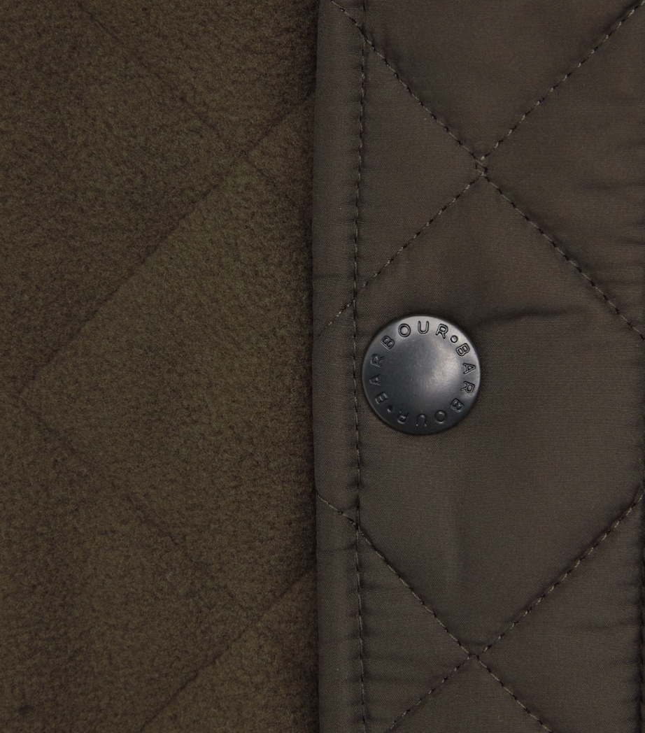 Barbour Mens Quilted Powell Jacket Olive Image 12