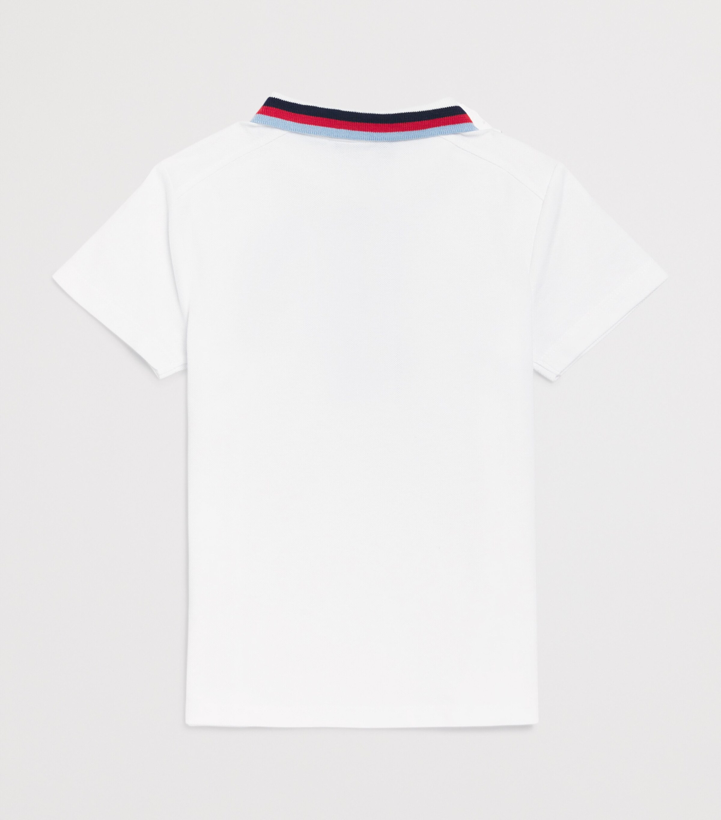 Cotton Badminton Polo Shirt (5-12 Years) 1BLANC Image 2