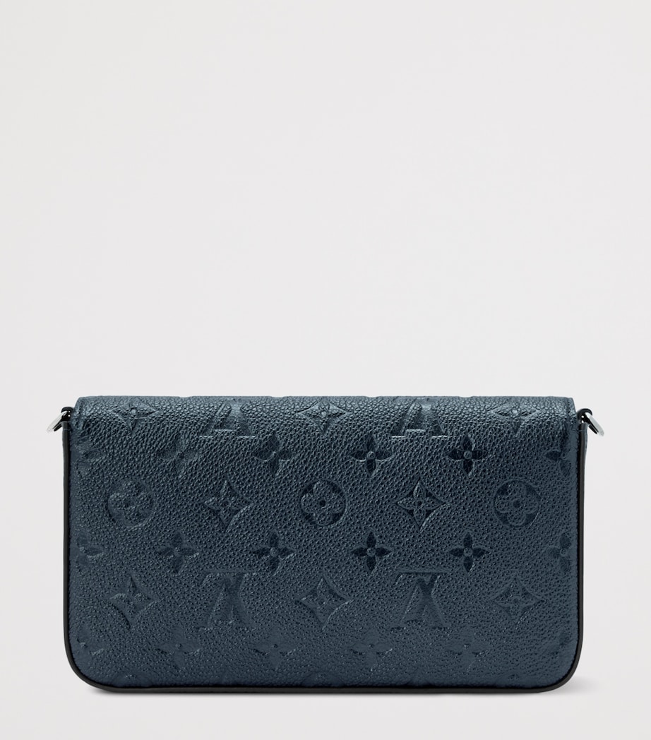 Leather Pochette Félicie Pouch SHIMMERY INK Image 3