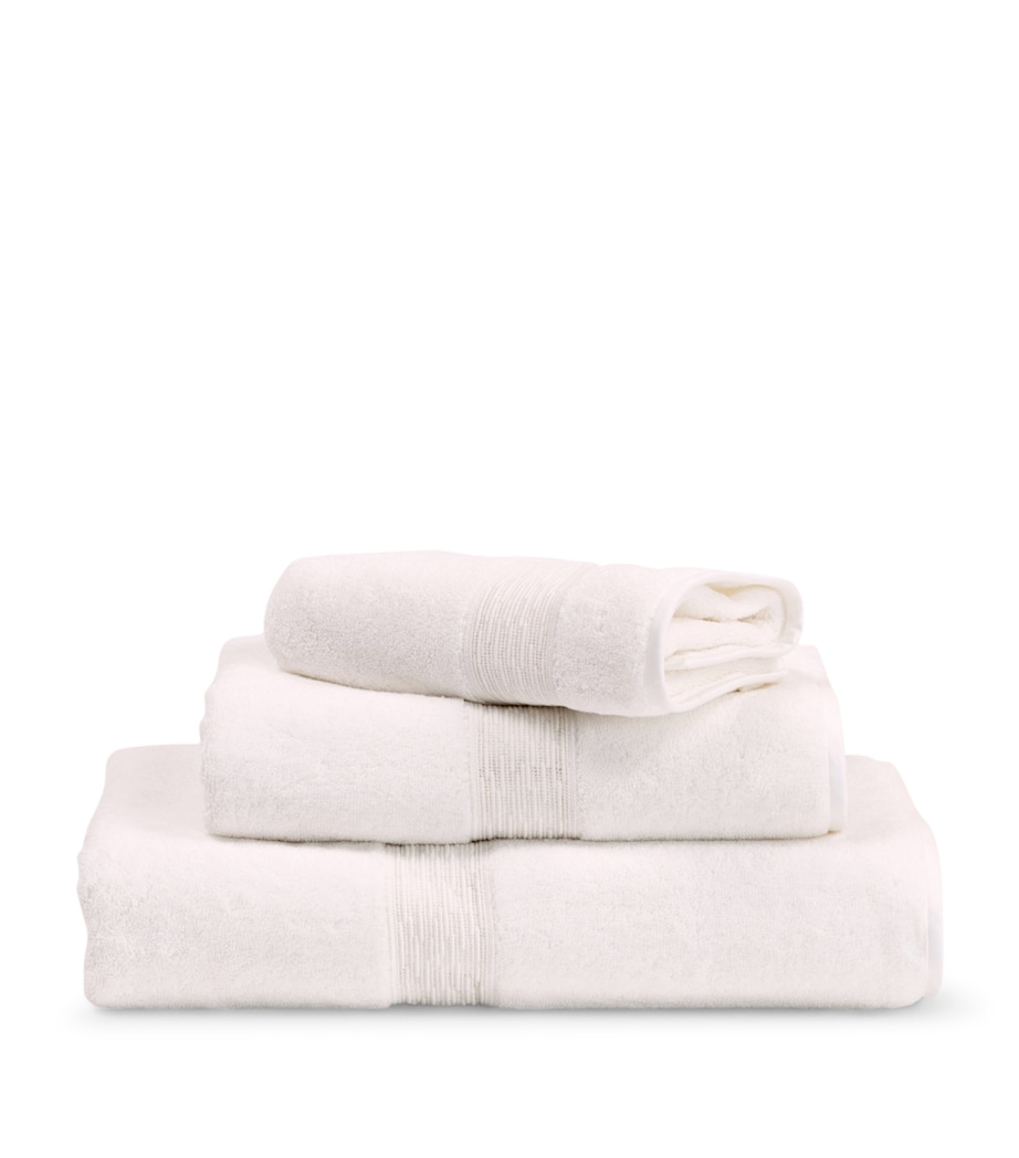 Frette Balance Lace Guest Towel (40cm x 60cm) Milk Image 4