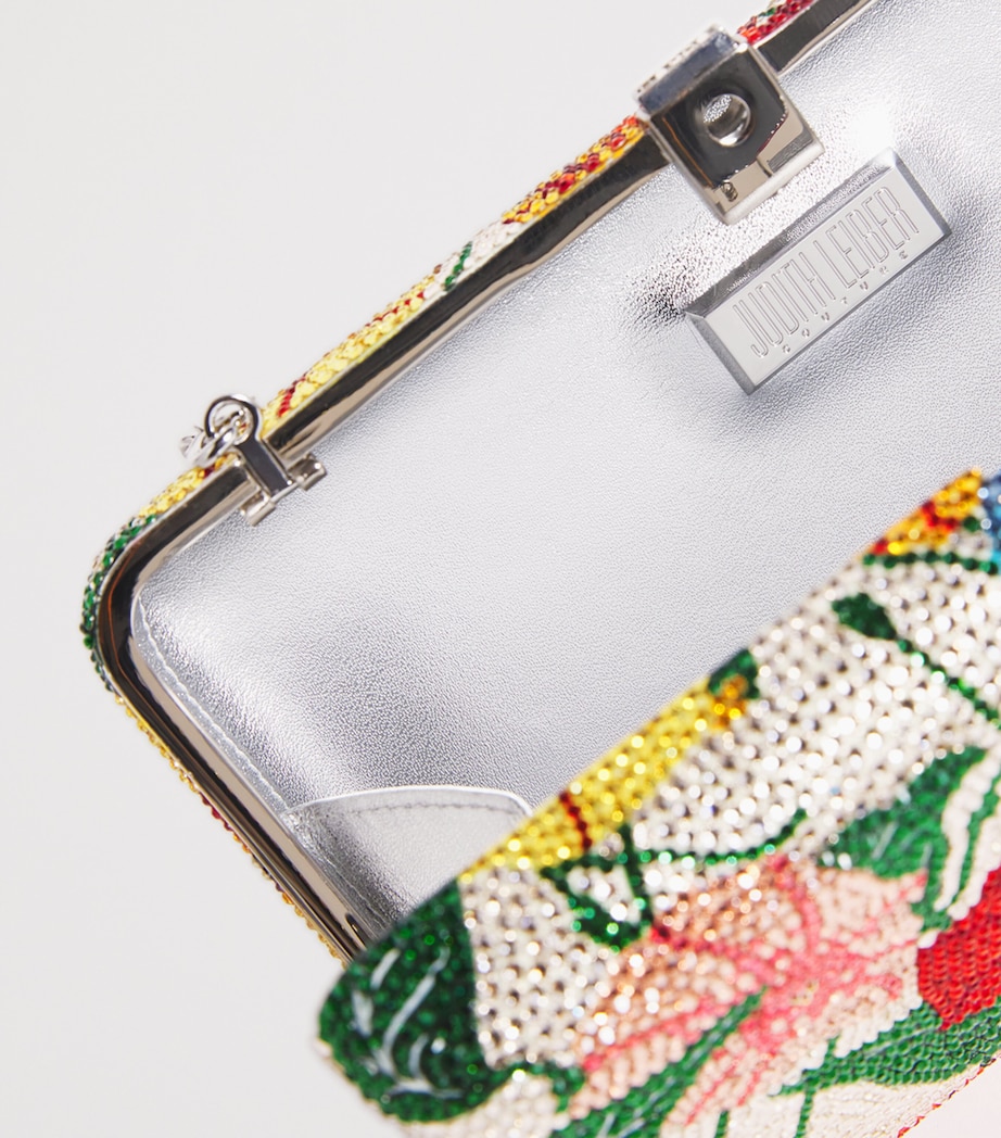 Crystal Moon Flower Clutch Bag SGQMT GOLDEN MULTI Image 4