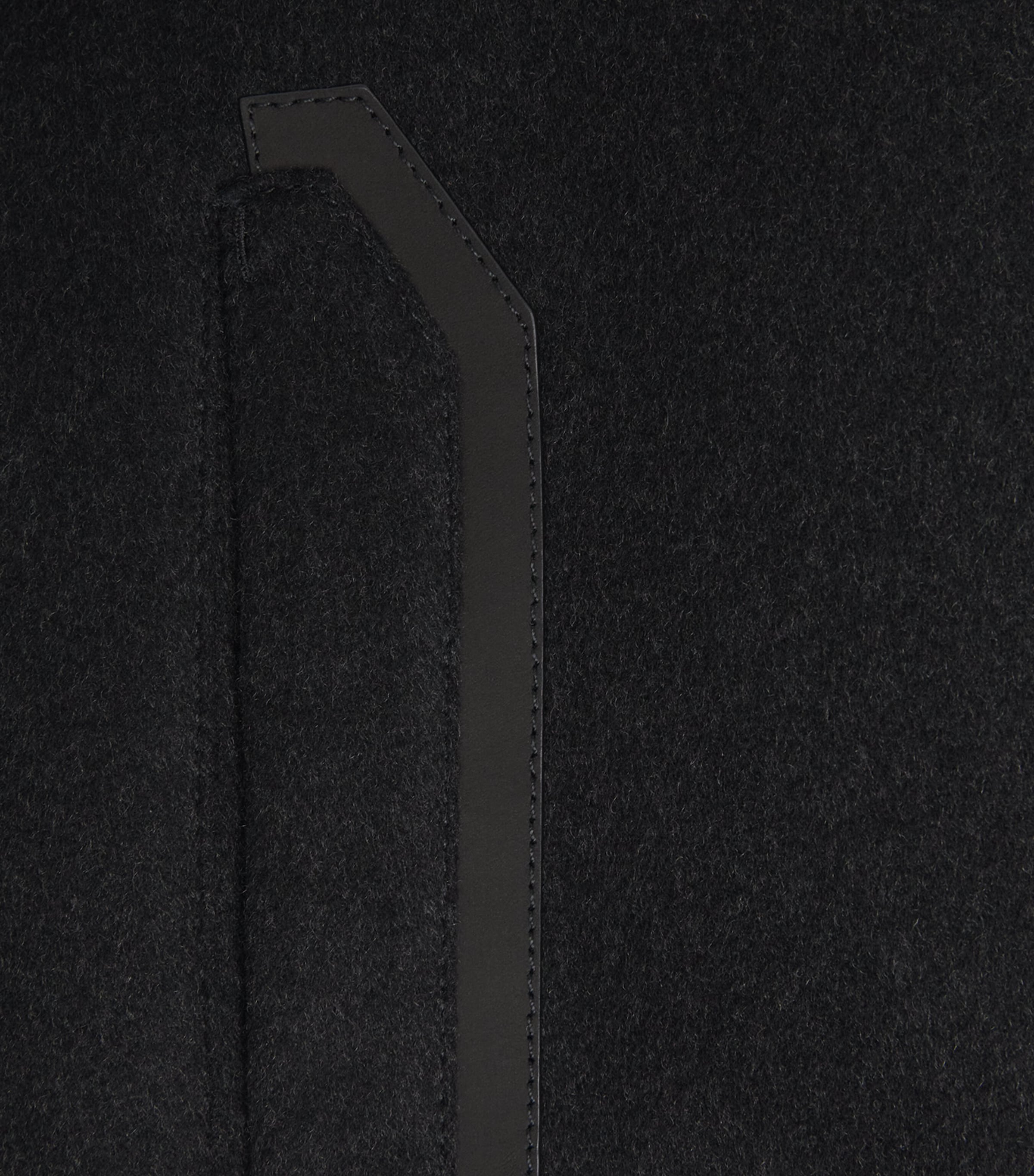 Brett Johnson Mens Cashmere Blouson Jacket Noir Image 6