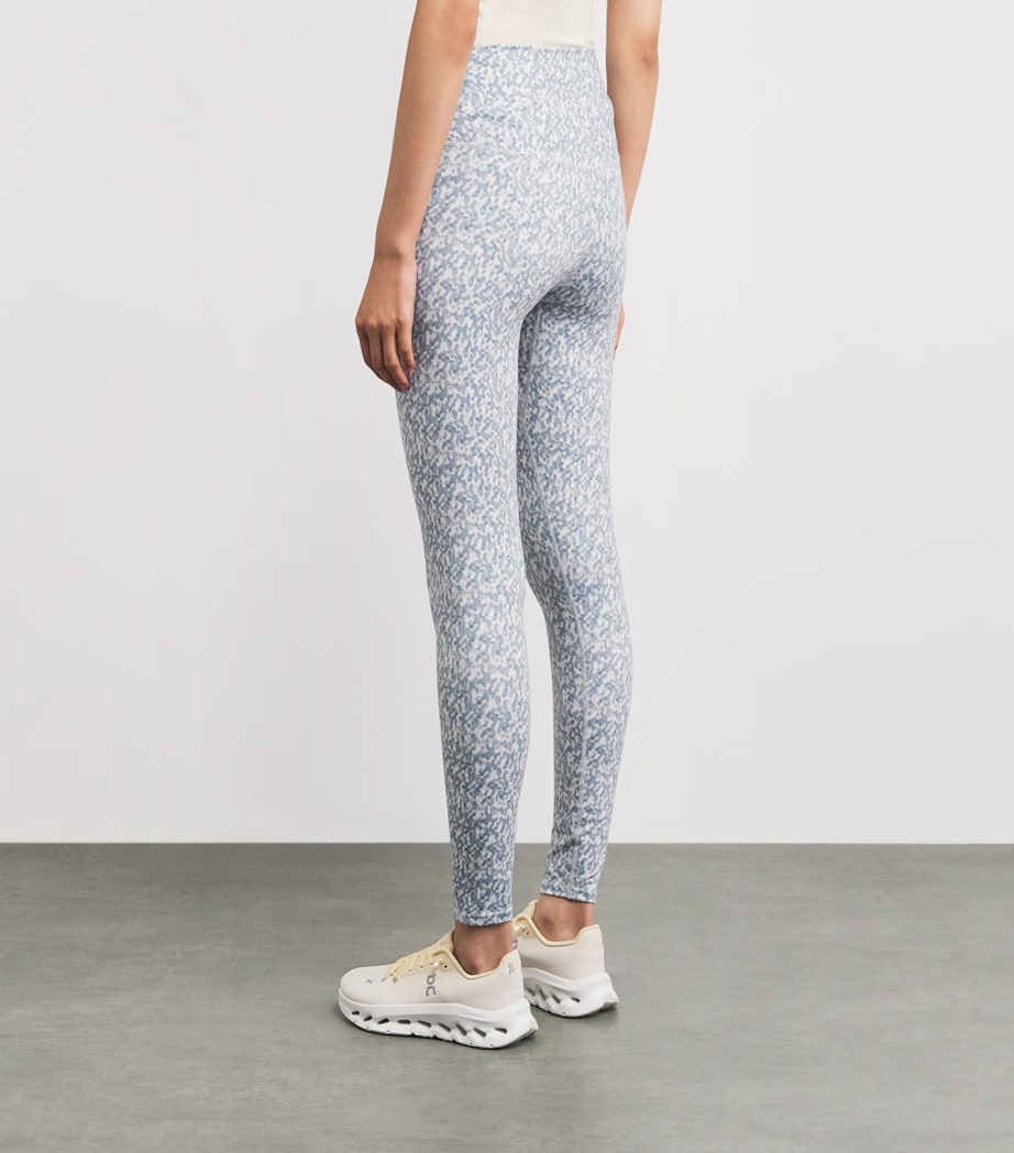 Varley Womens FreeSoft High-Rise Sports Leggings Ocean Flicker Image 5