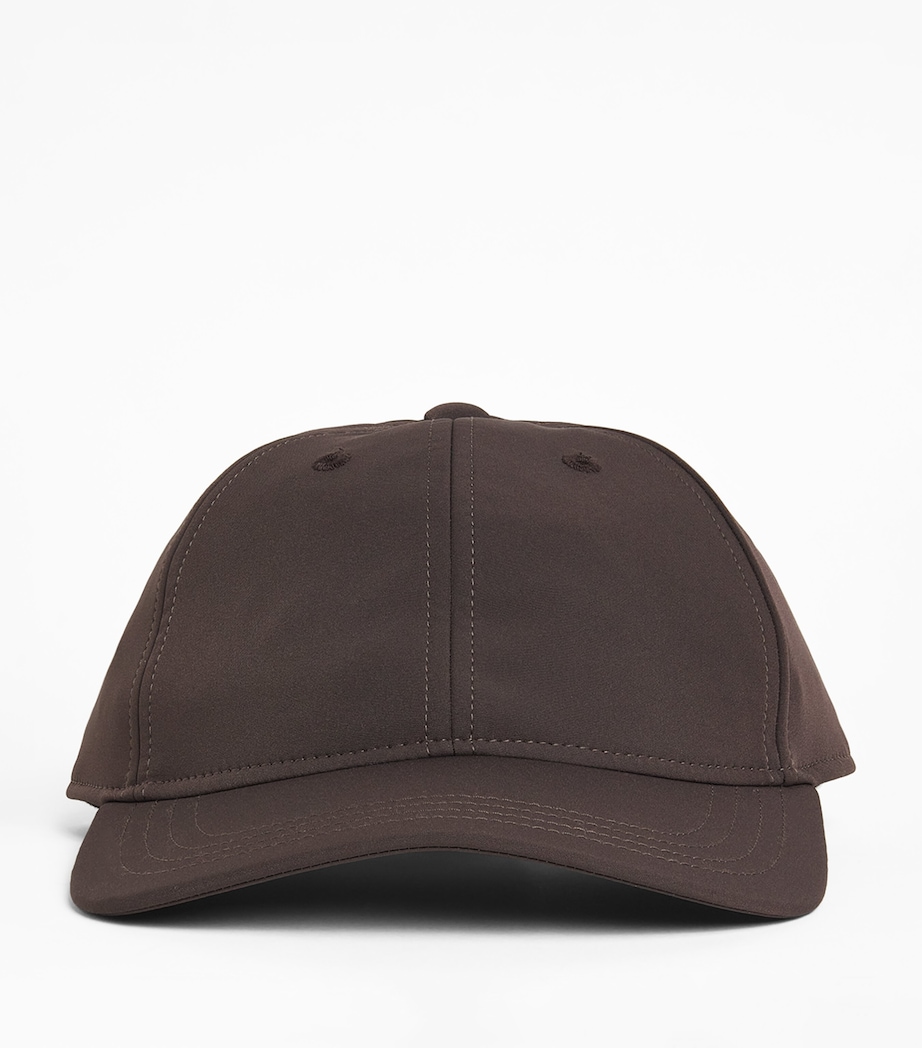 Stitched Ballcap Baseball Cap RUST BROWN MUTED Image 1