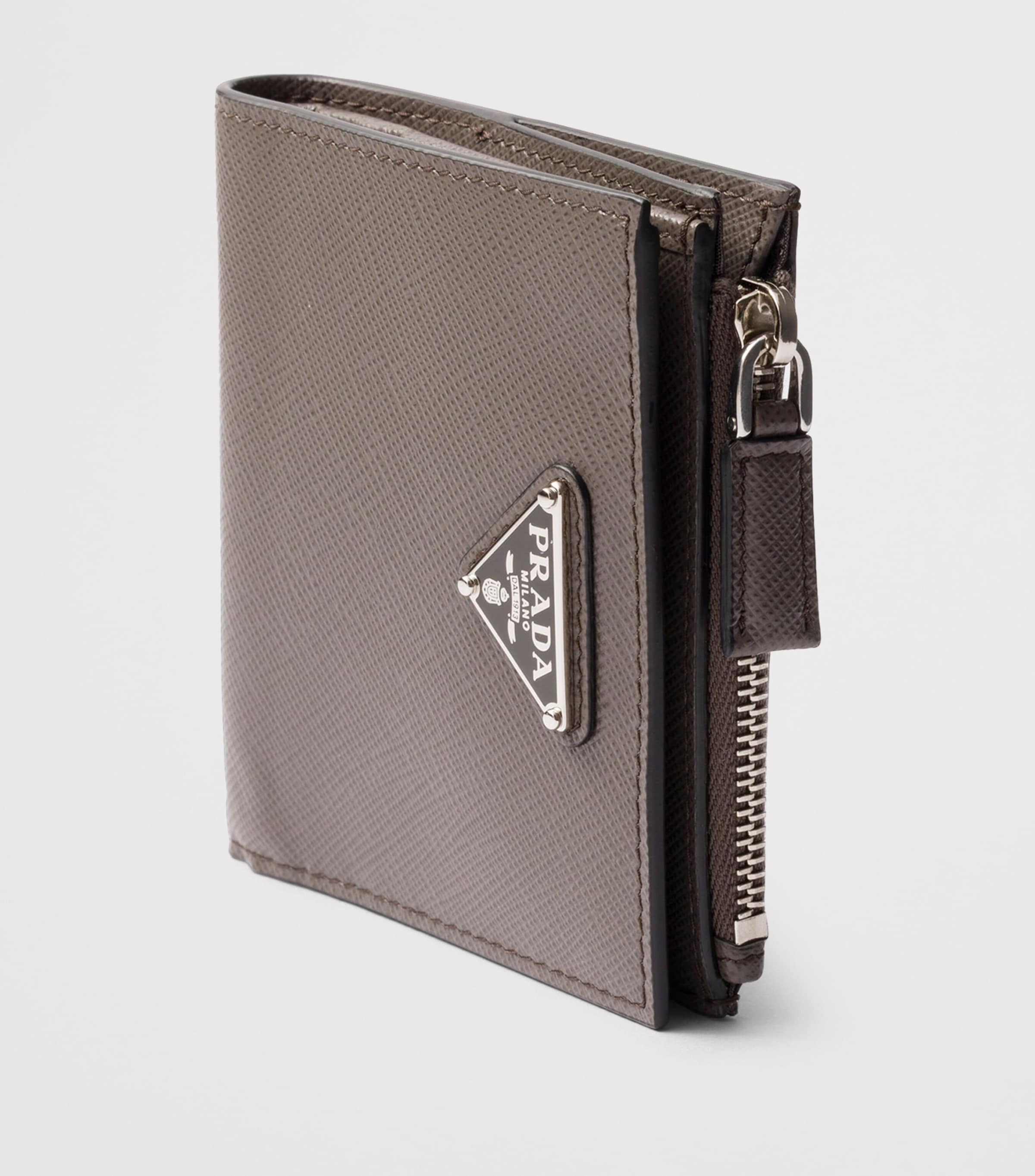 Saffiano Leather Triangle Wallet F0170 Image 4