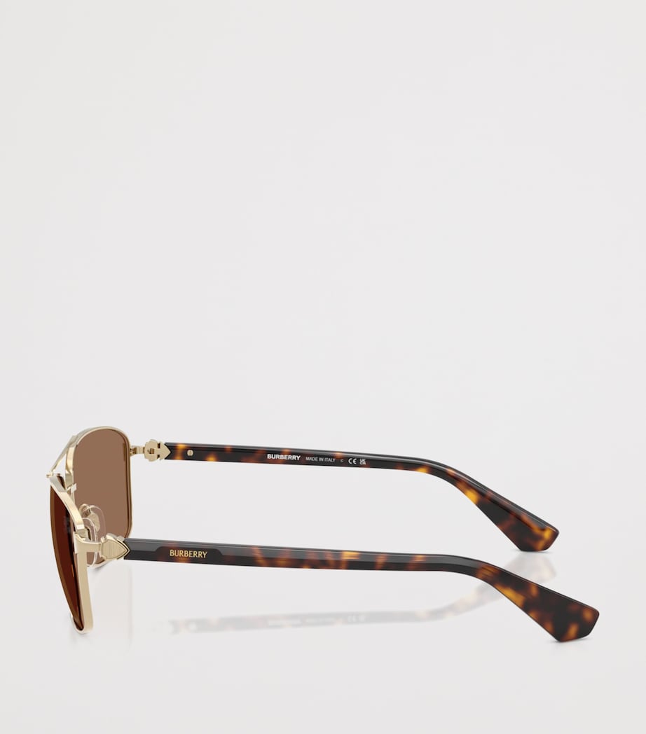 Burberry Metal Pilot Sunglasses Image 3