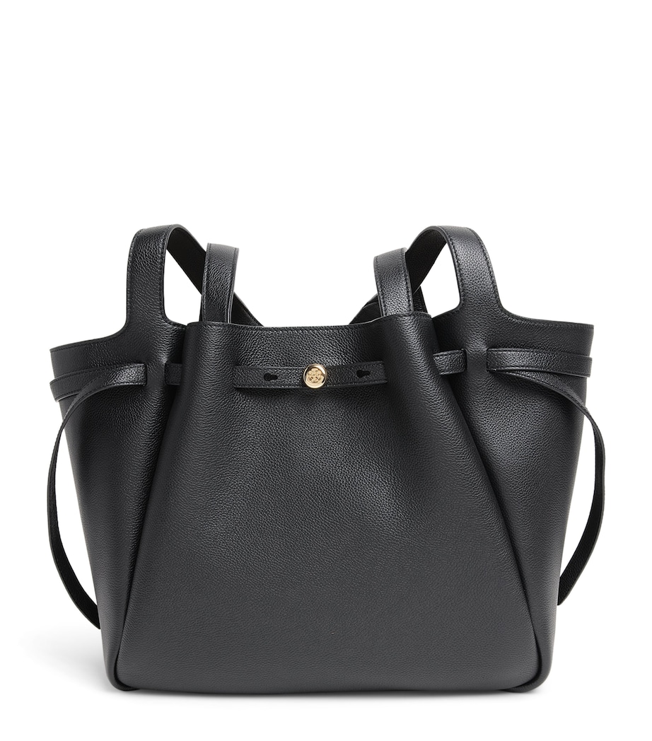 Leather Romy Tote Bag 001 BLACK Image 1