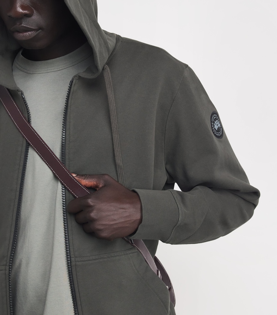 Cotton Zip-Up Huron Hoodie 9782 Image 6