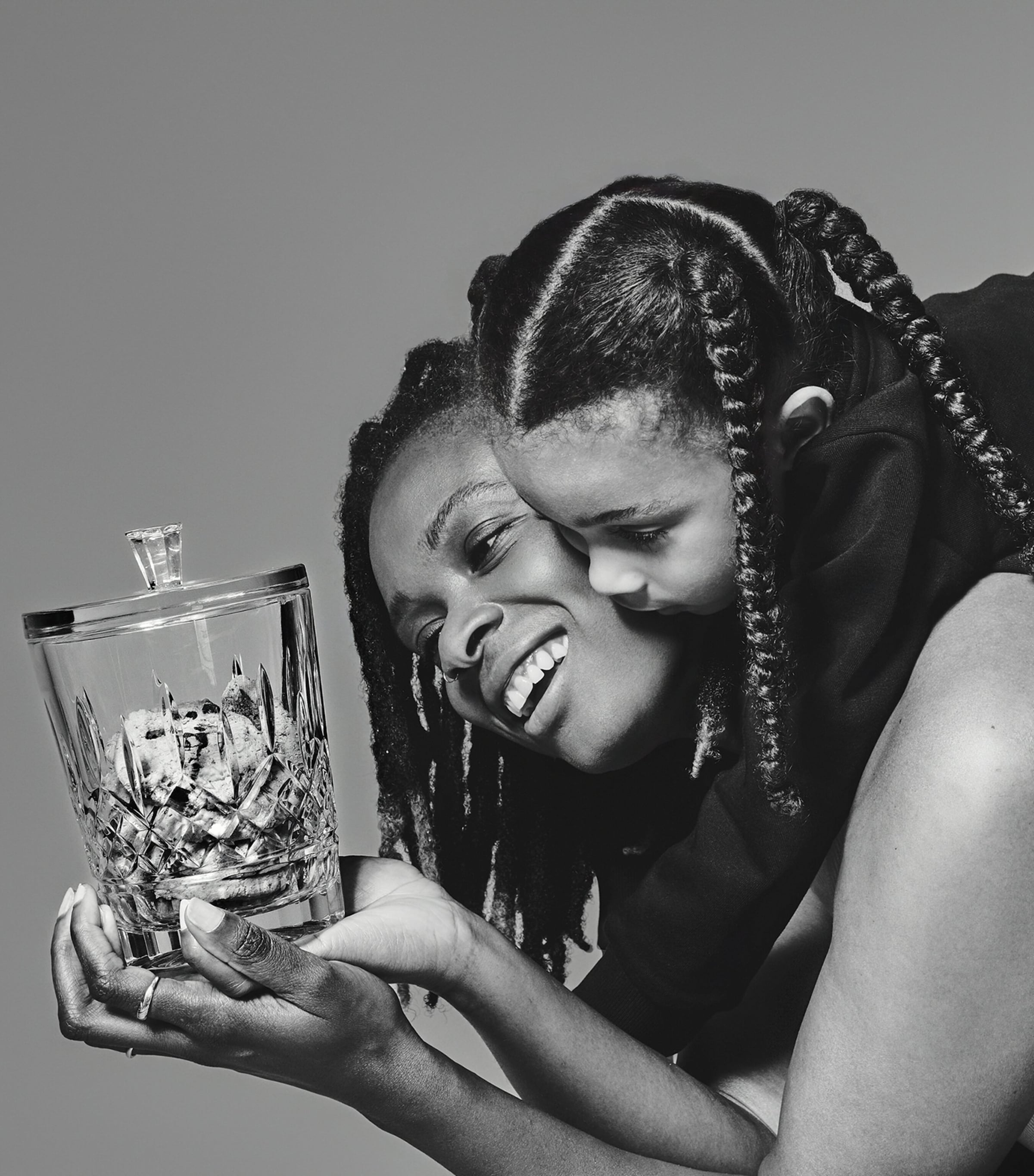 Lismore Biscuit Barrel (19.5cmx 13cm) CLEAR Image 2