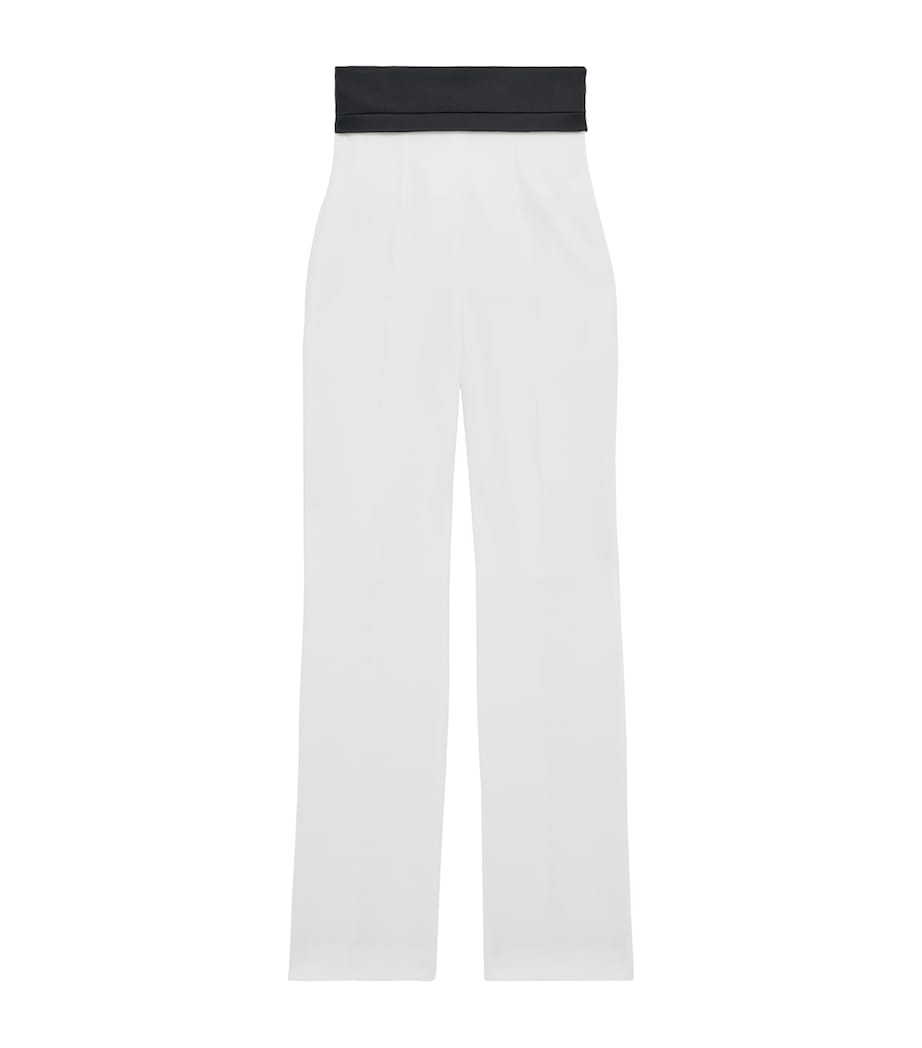 Wool Wide-Leg Trousers 9016 Image 1