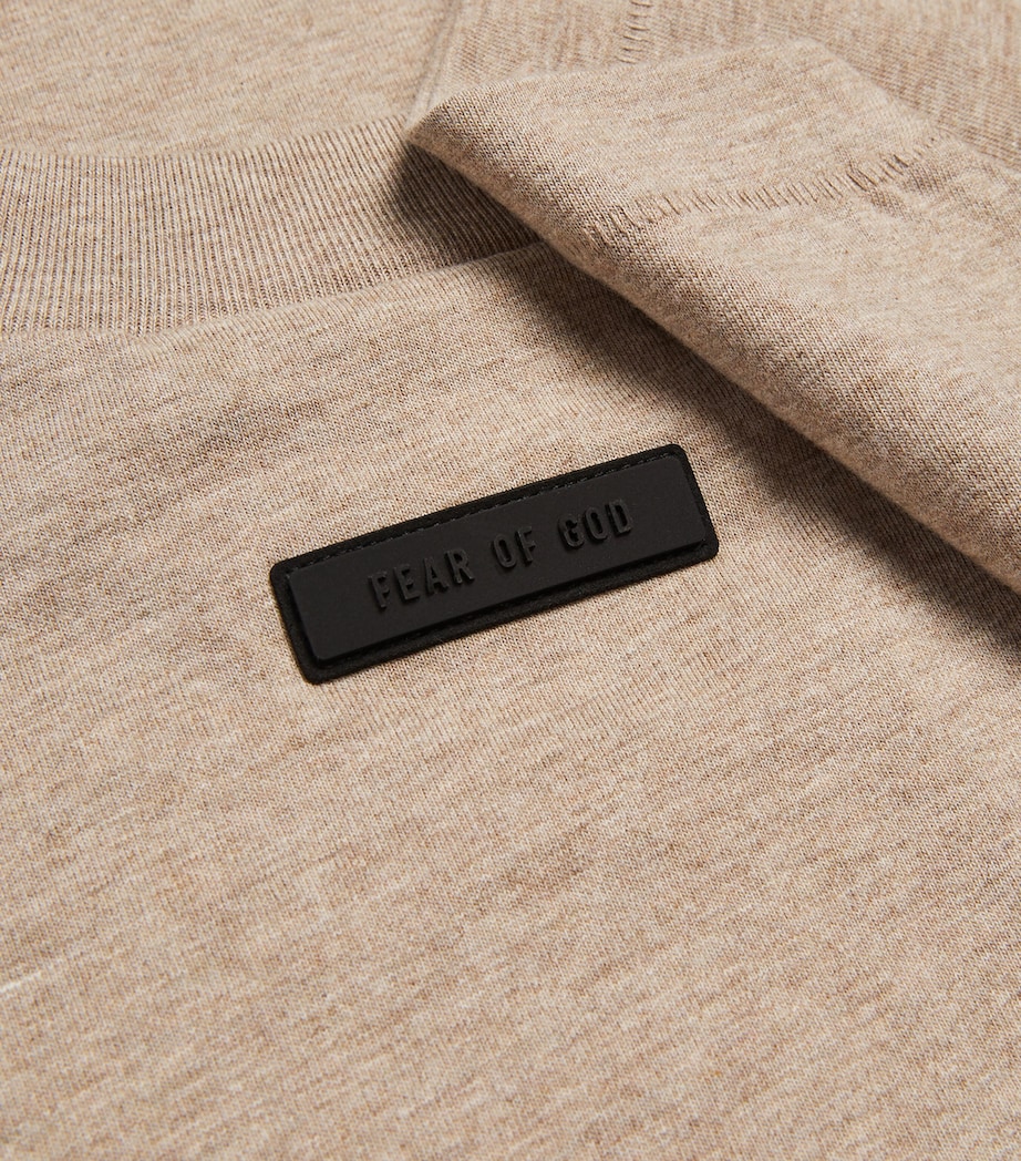 Cotton Logo T-Shirt (2-16 Years) CORE HEATHER Image 4