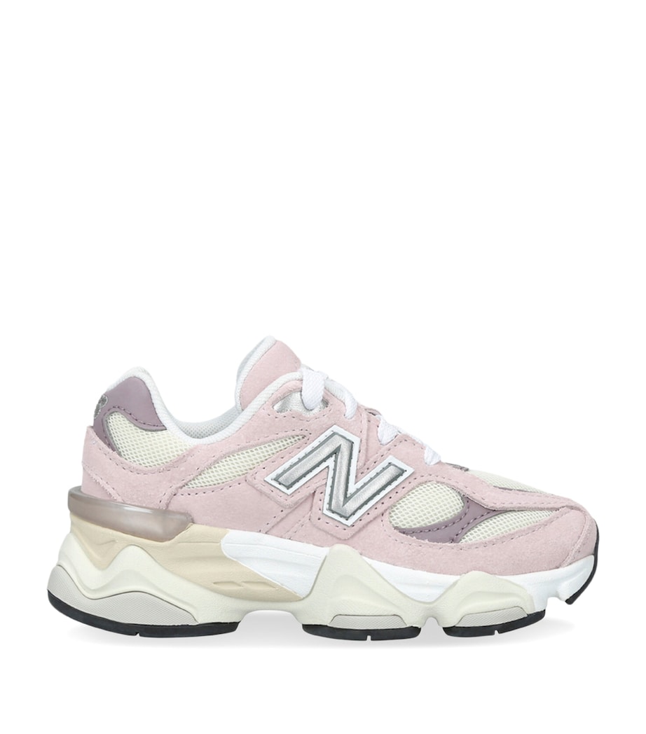 New Balance Kids Suede 9060 Sneakers Pink Comb Image 1