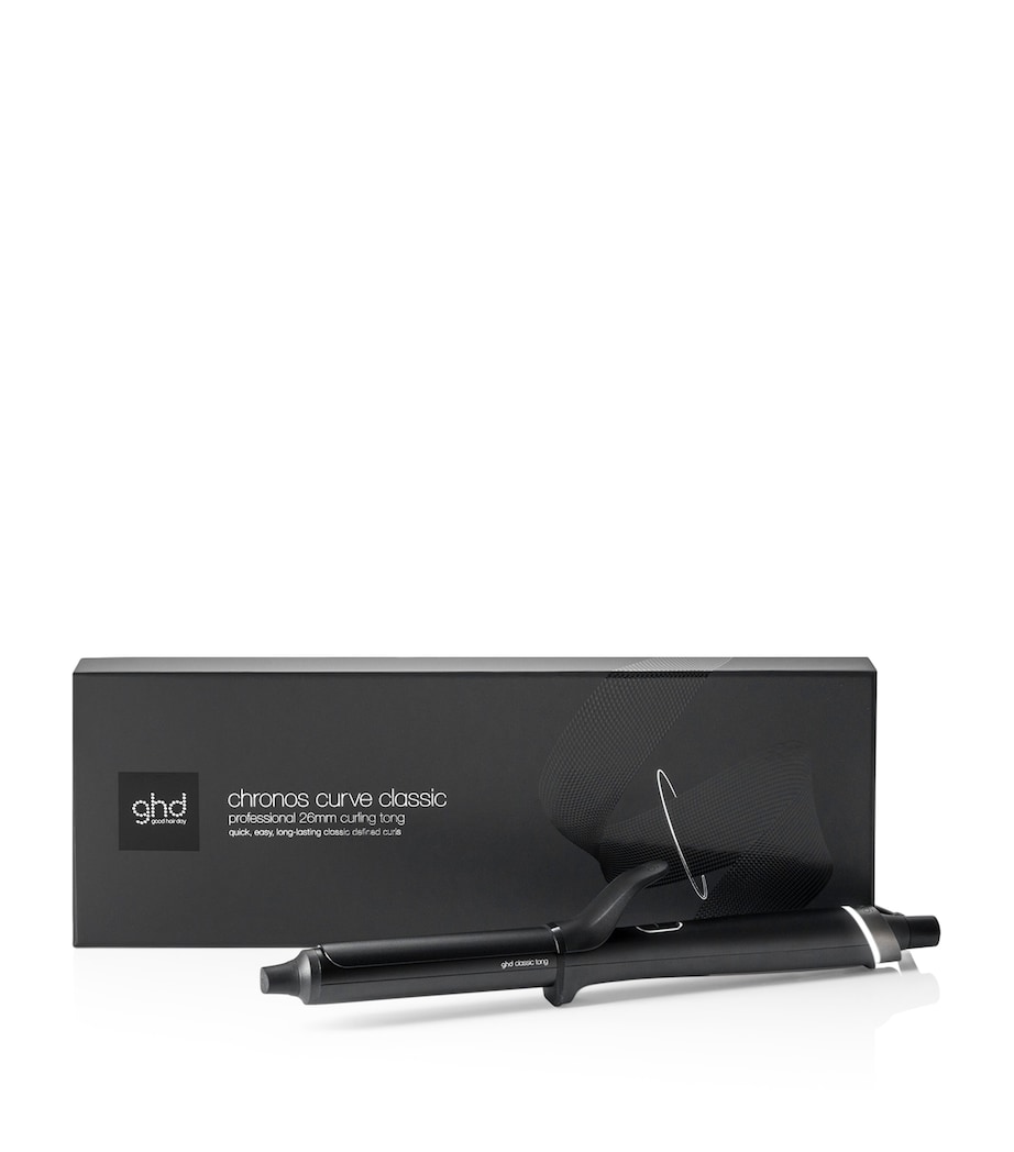Chronos Curve Classic Tong Hair Curler (26mm) BLACK Image 1